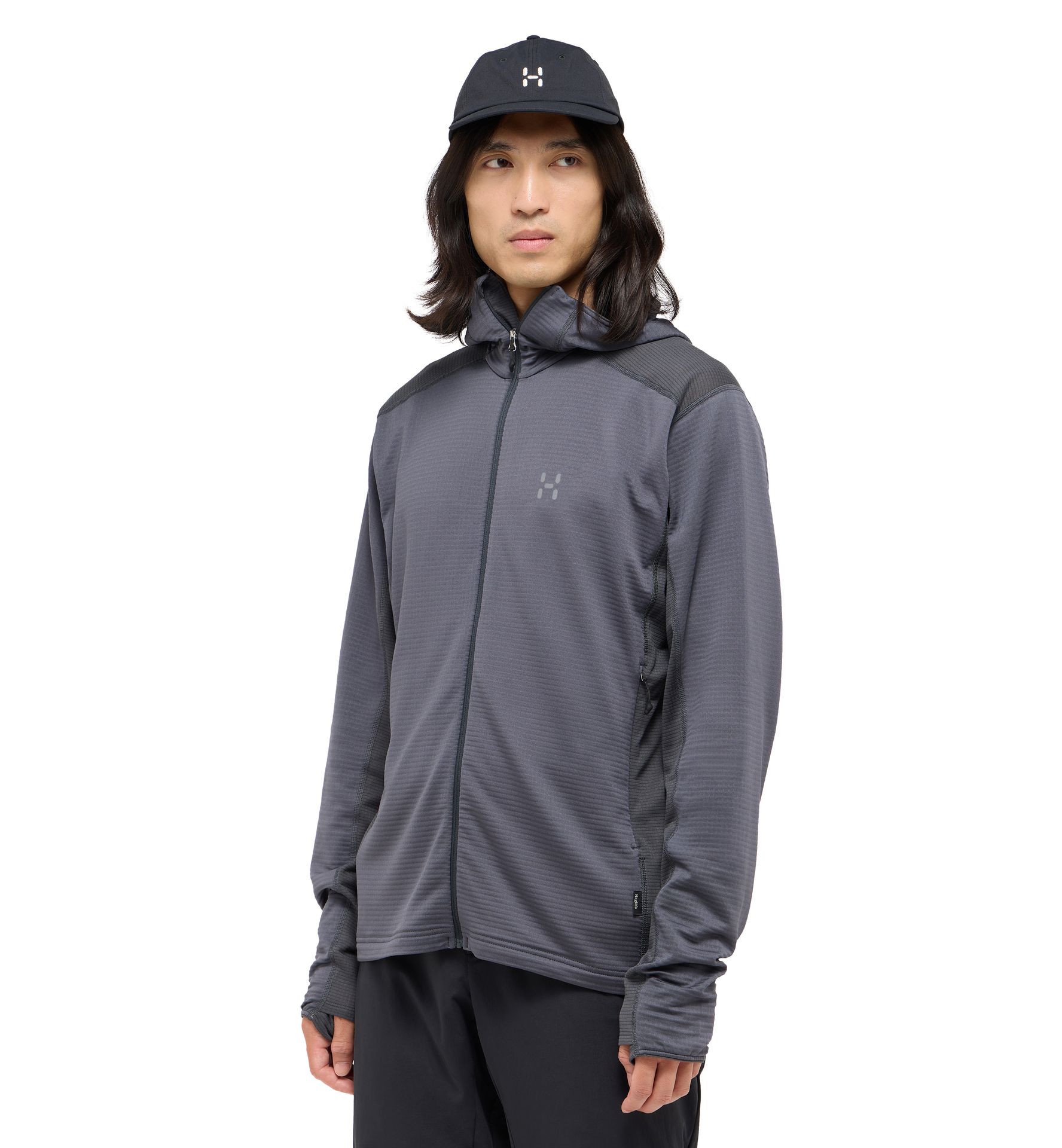 L.I.M Mid Multi II Hood Men Magnetite