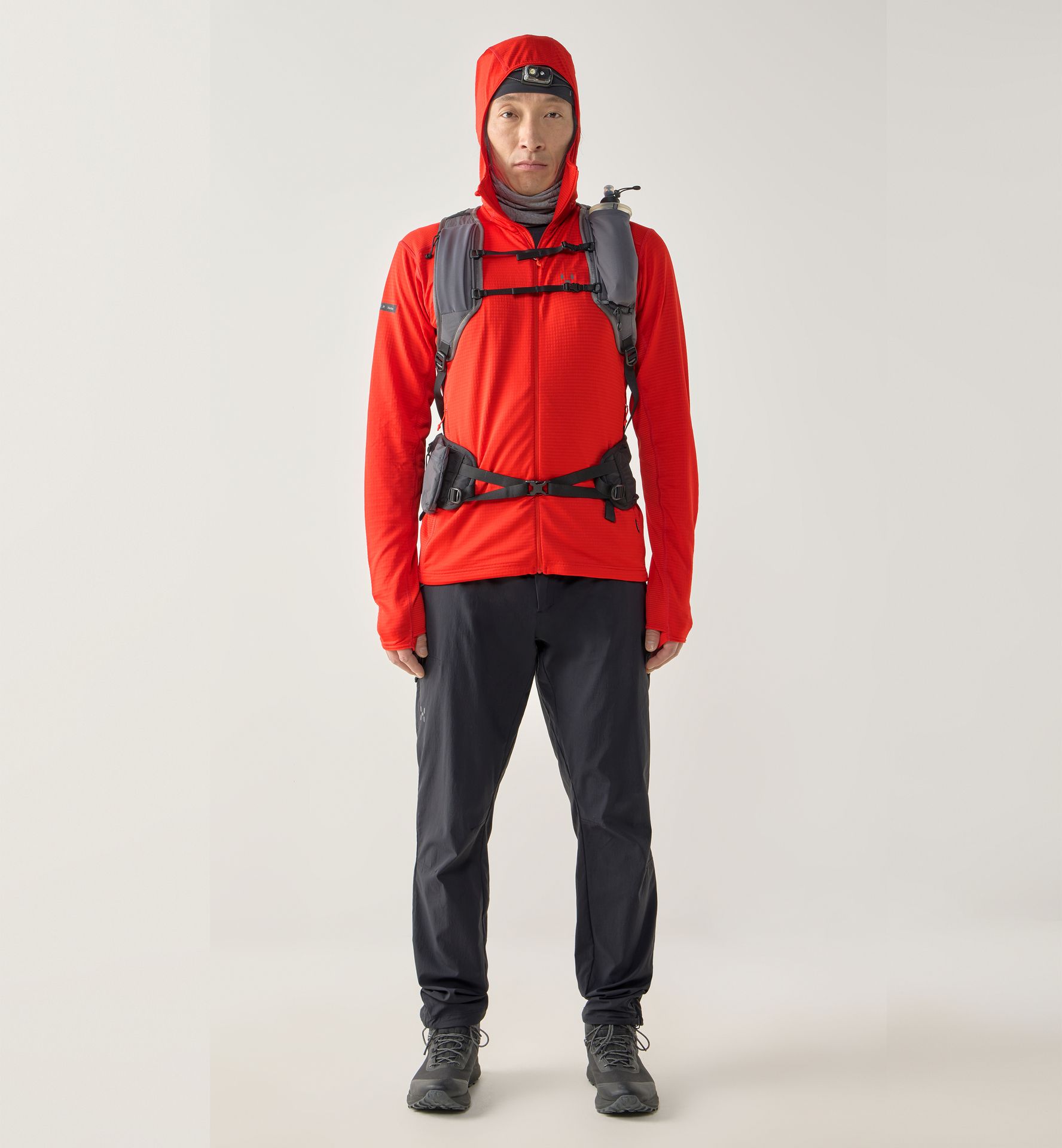 L.I.M Mid Multi II Hood Men Tech Red