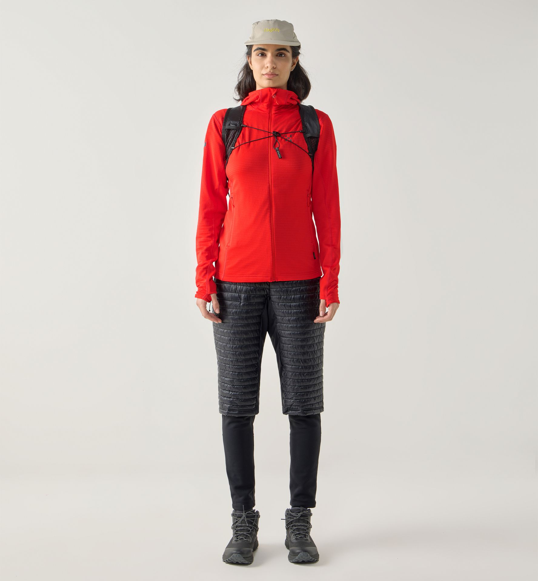 L.I.M Mid Multi II Hood Women Tech Red