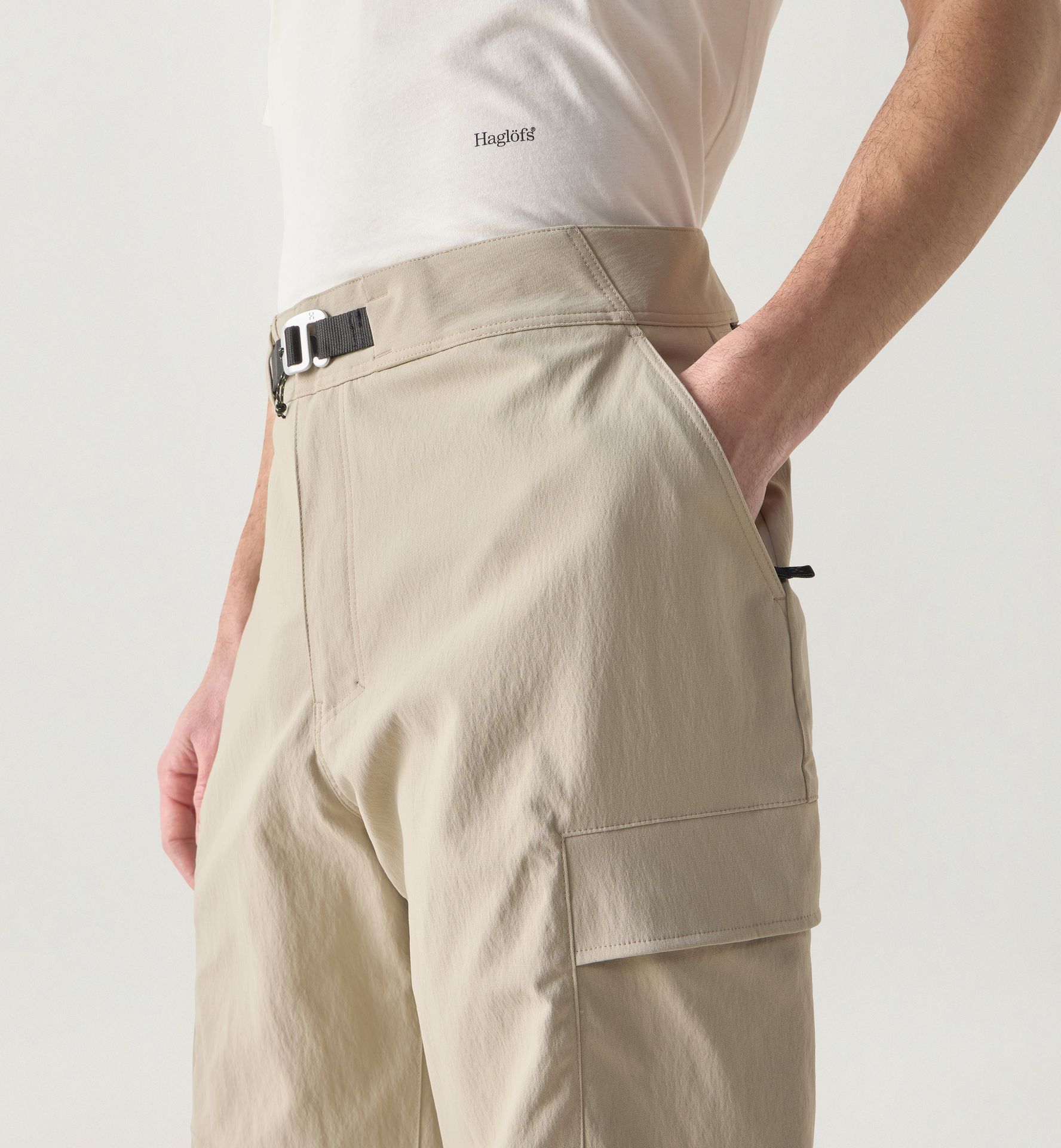 Hede Cargo Pant Men Chalk Beige