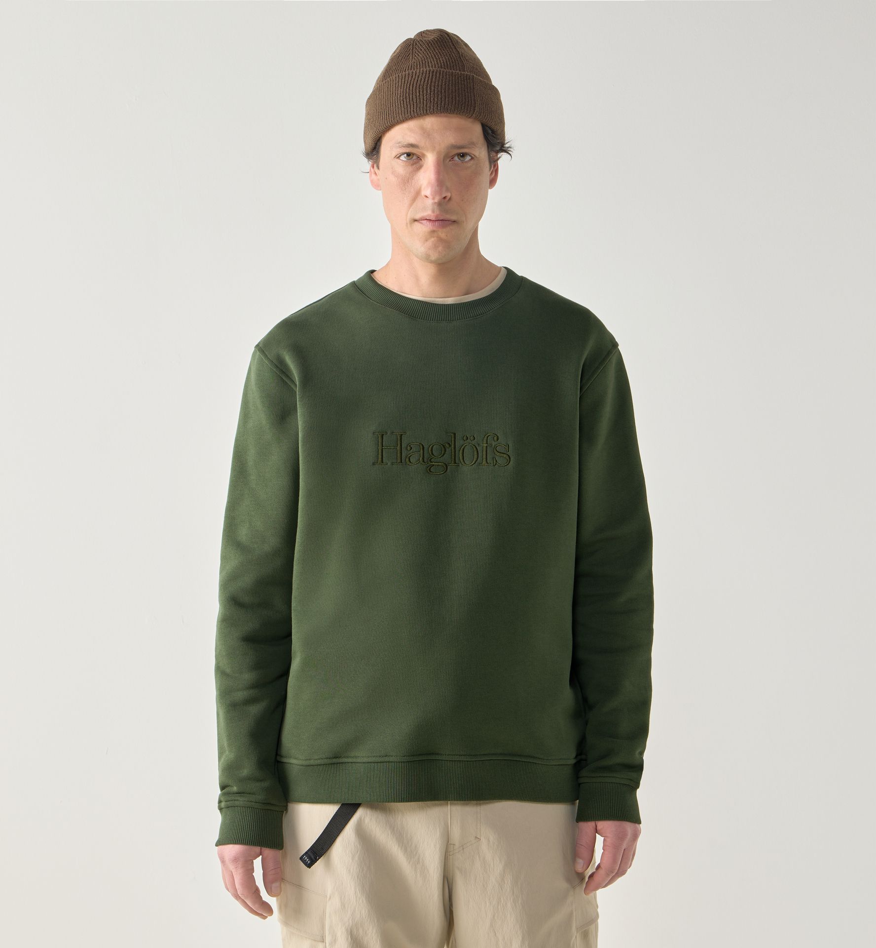 Haglöfs Crewneck Men Seaweed Green