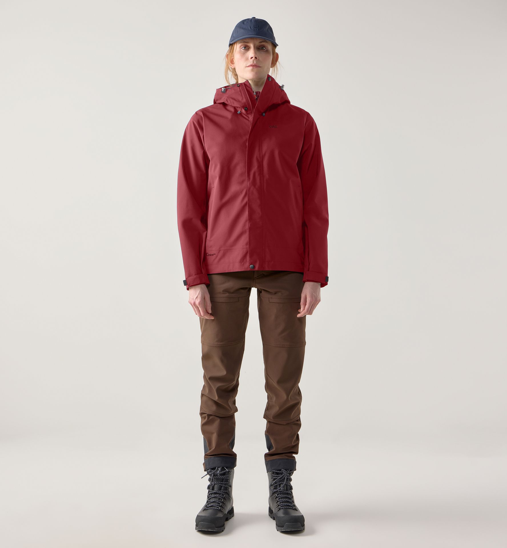 Breeze Proof Jacket Women Carmine Red