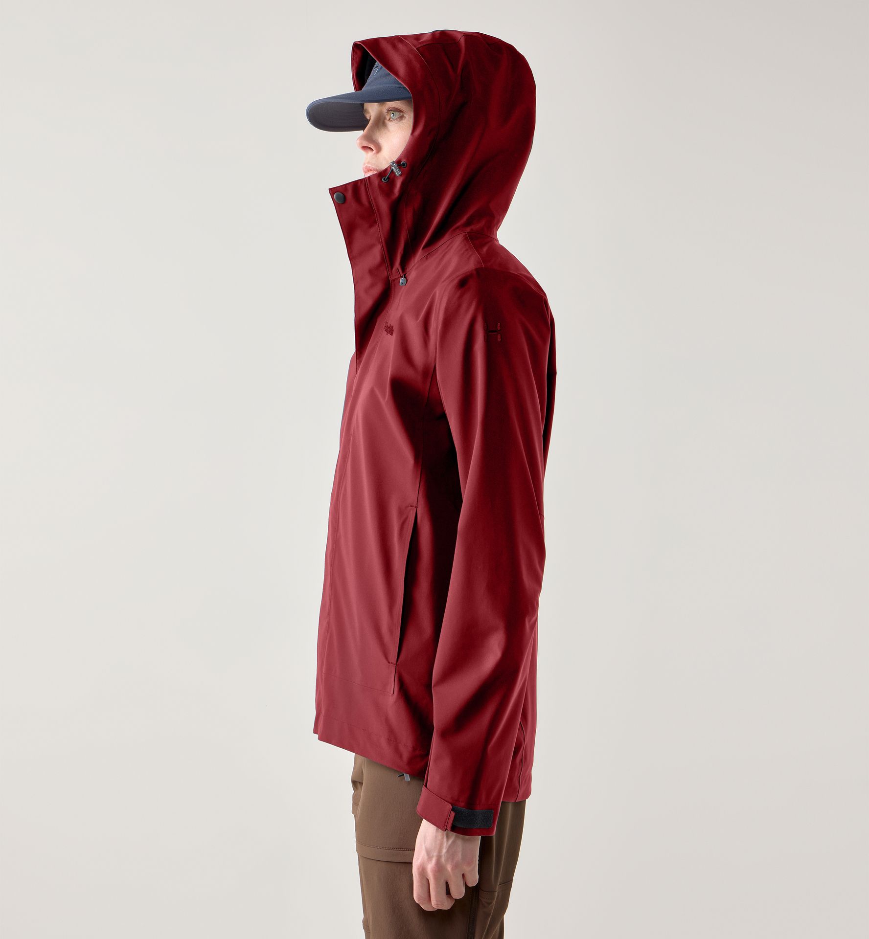 Breeze Proof Jacket Women Carmine Red