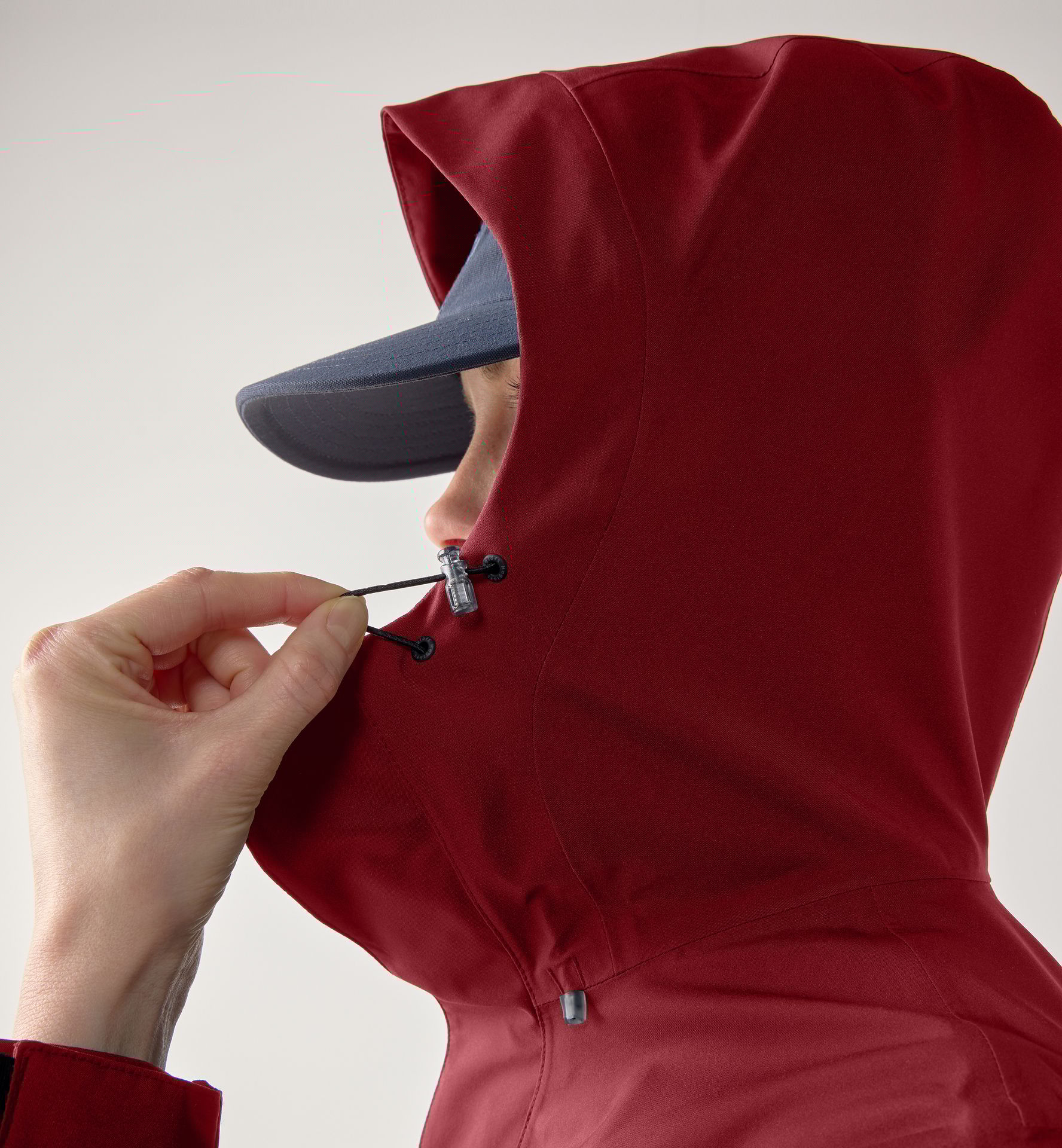 Breeze Proof Jacket Women Carmine Red