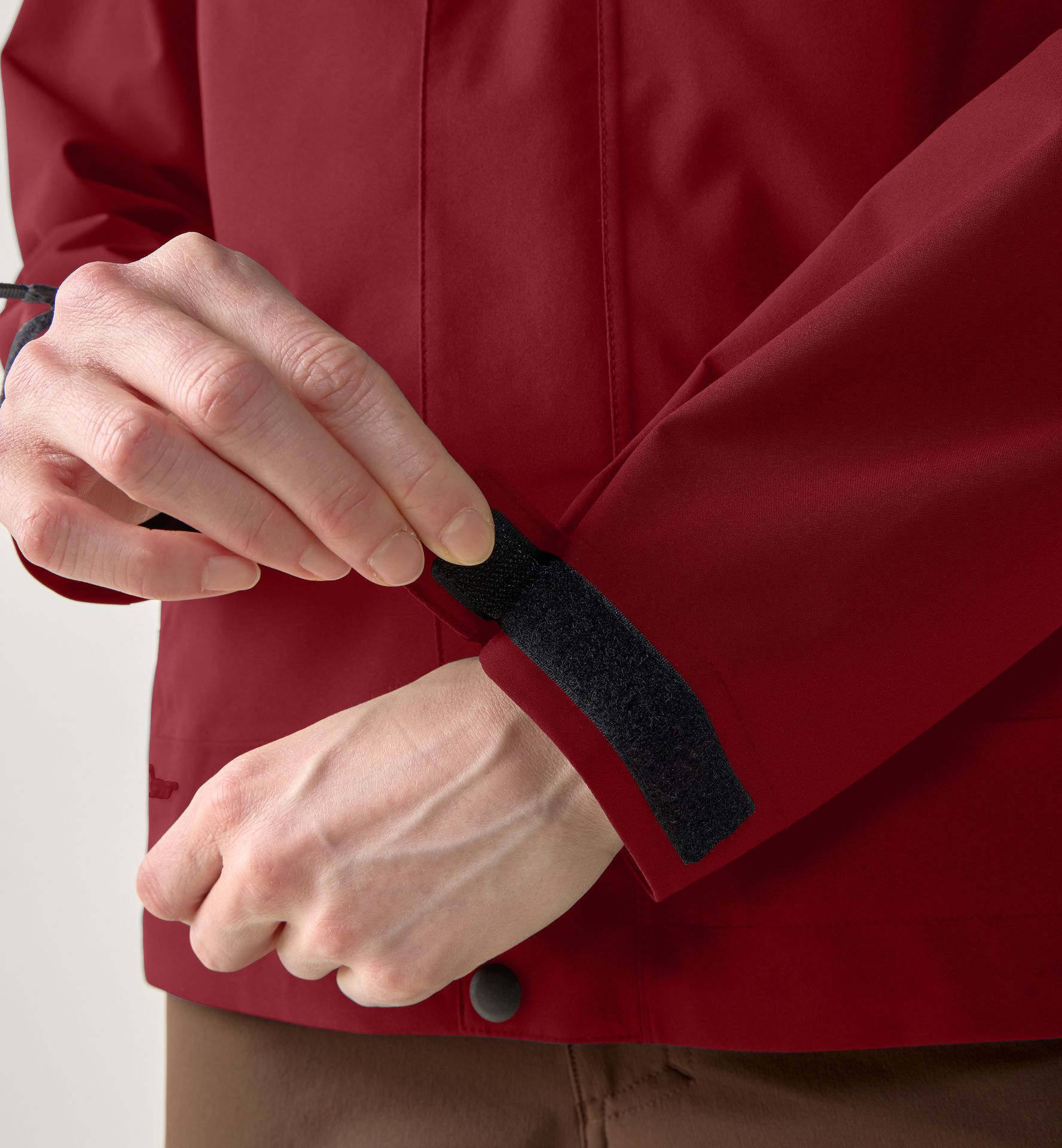 Breeze Proof Jacket Women Carmine Red