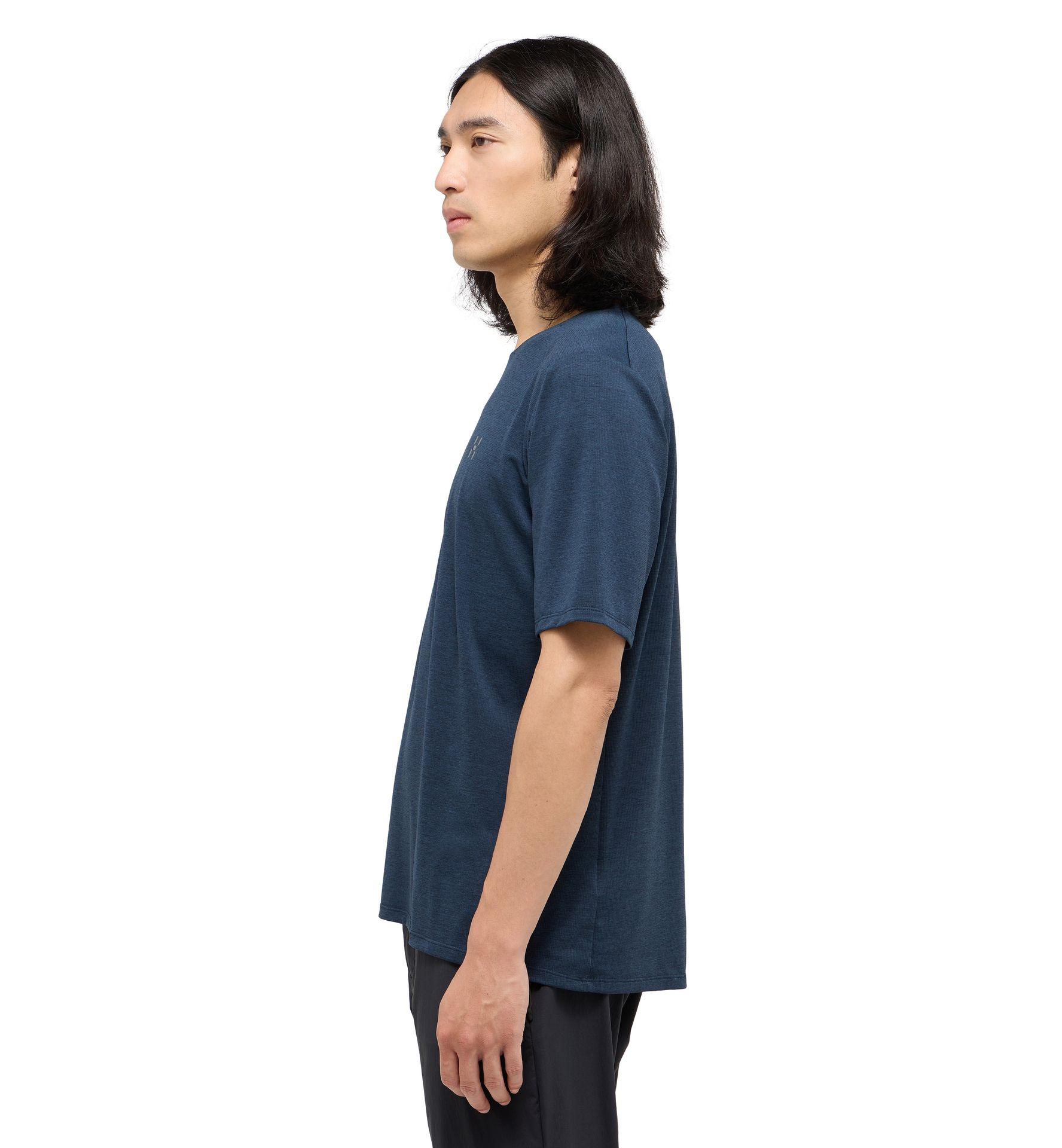 L.I.M Ridge Tee Men Tarn Blue