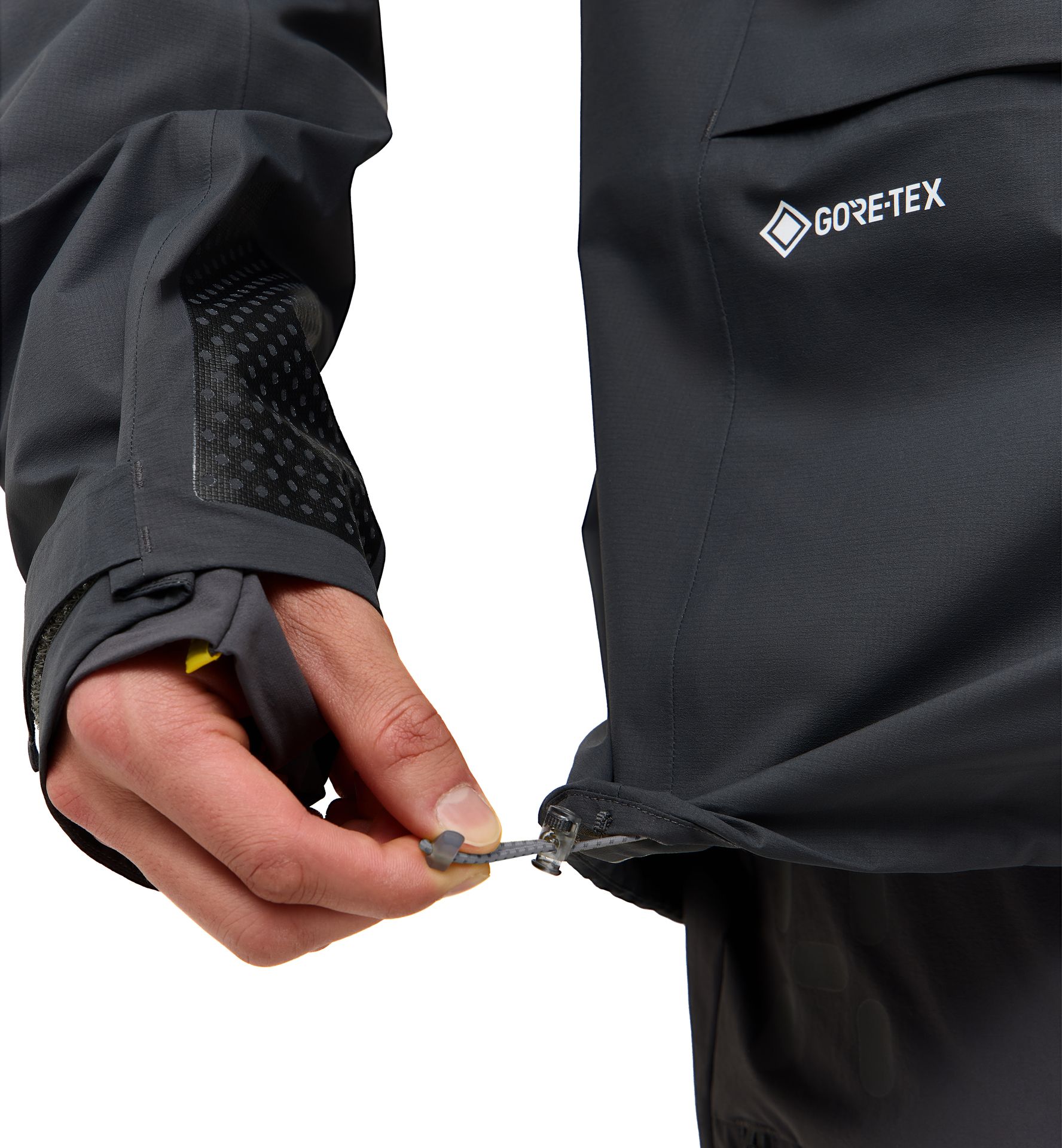 L.I.M ZT II GTX Jacket Men Magnetite/Tech Yellow