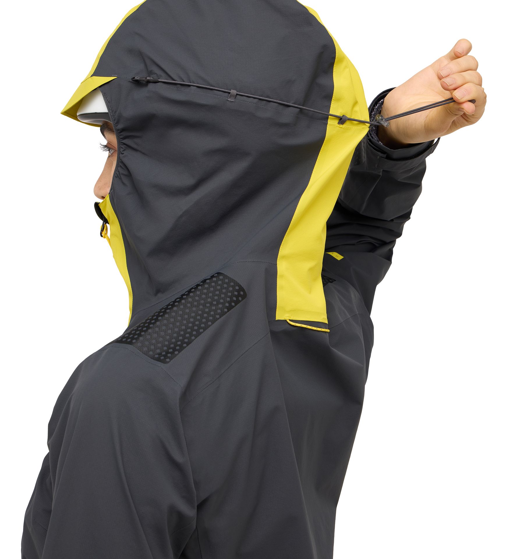 L.I.M ZT II GTX Jacket Women Magnetite/Tech Yellow