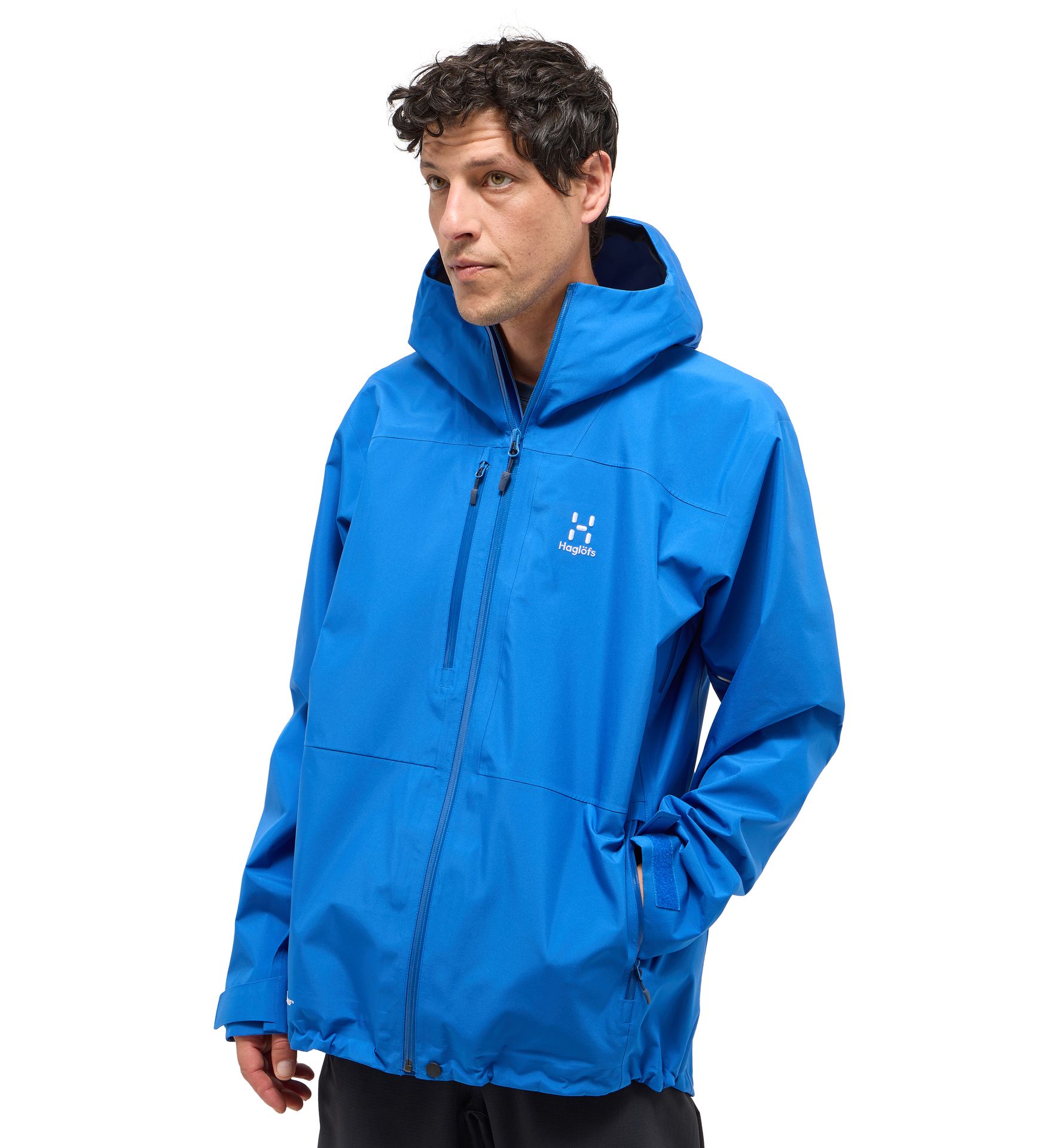 Front Proof Jacket Men Electric Blue