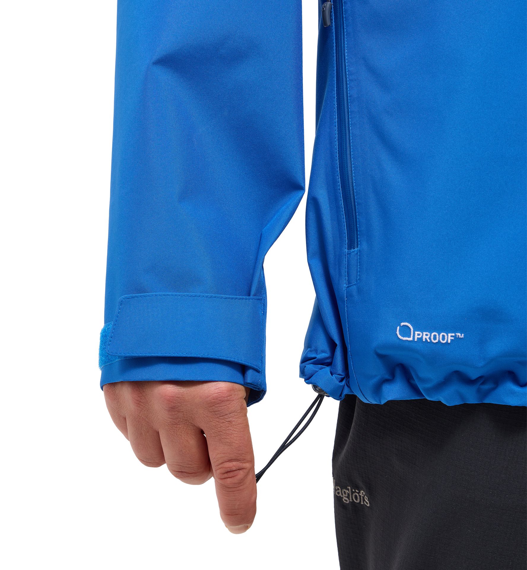 Front Proof Jacket Men Electric Blue