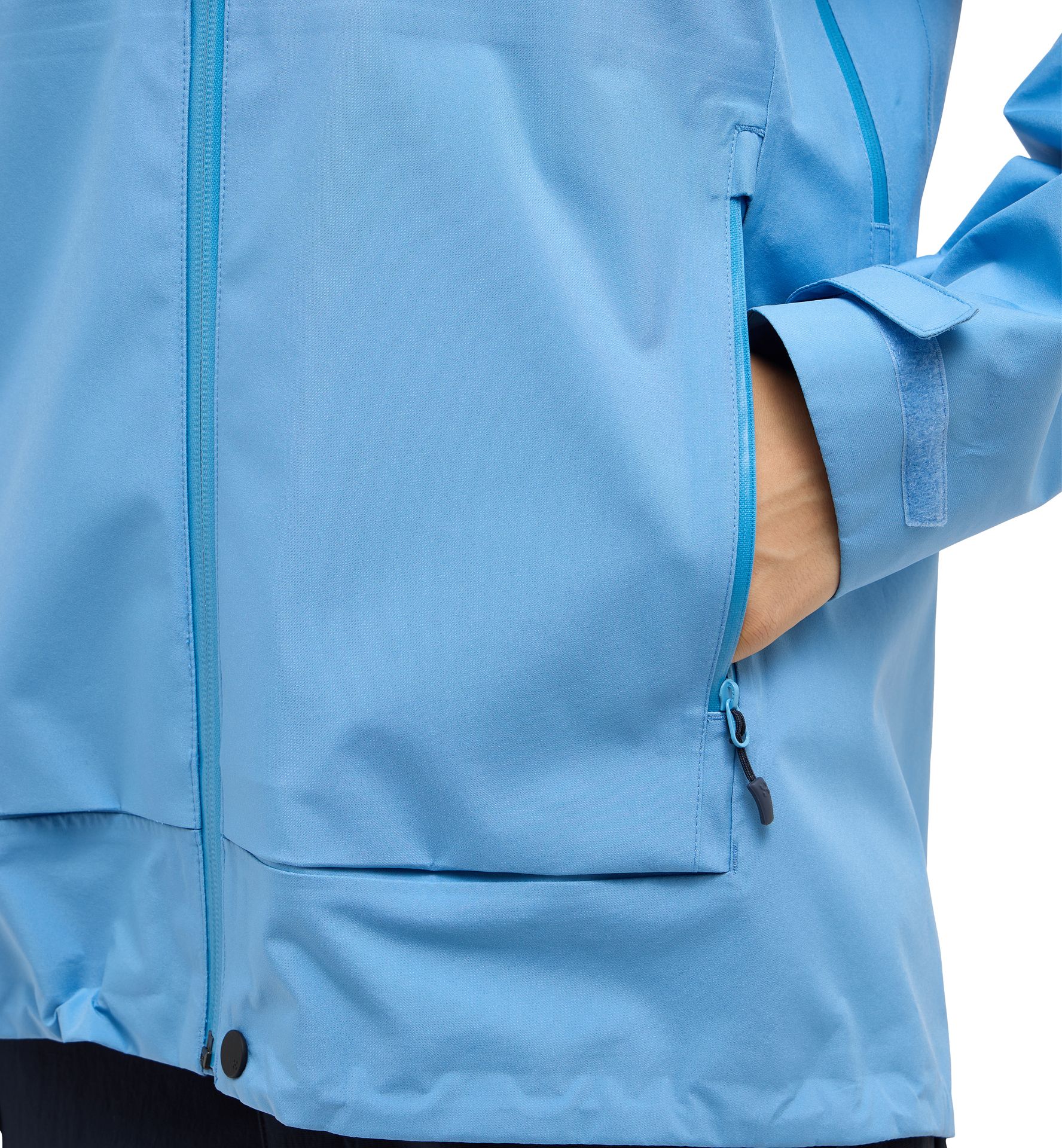 Front Proof Jacket Women Sky Blue