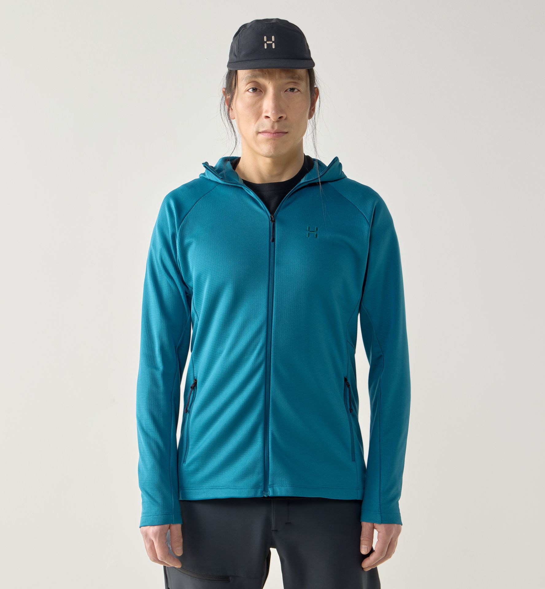 Korp Mid Hood Men Deep Teal