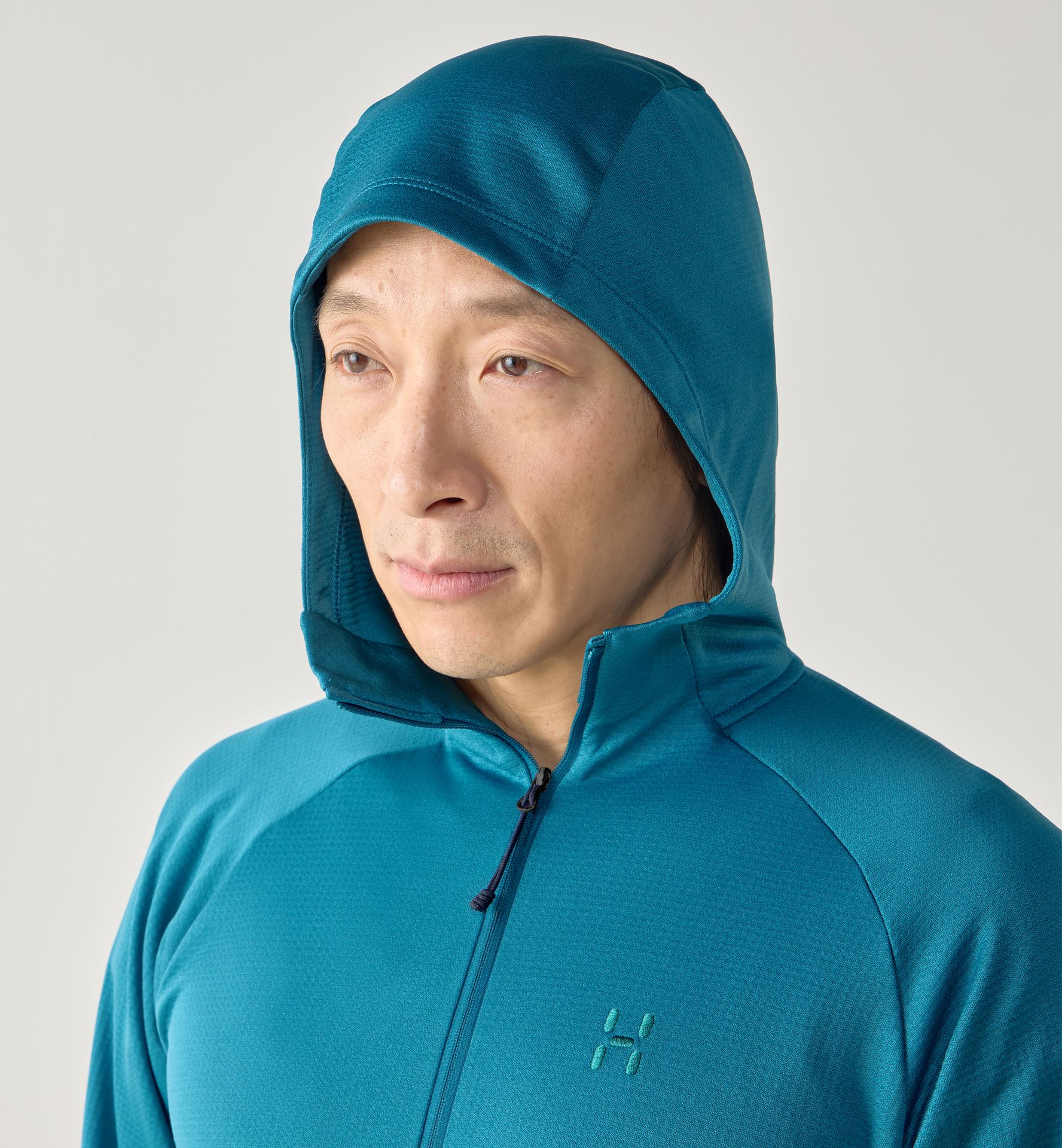 Korp Mid Hood Men Deep Teal