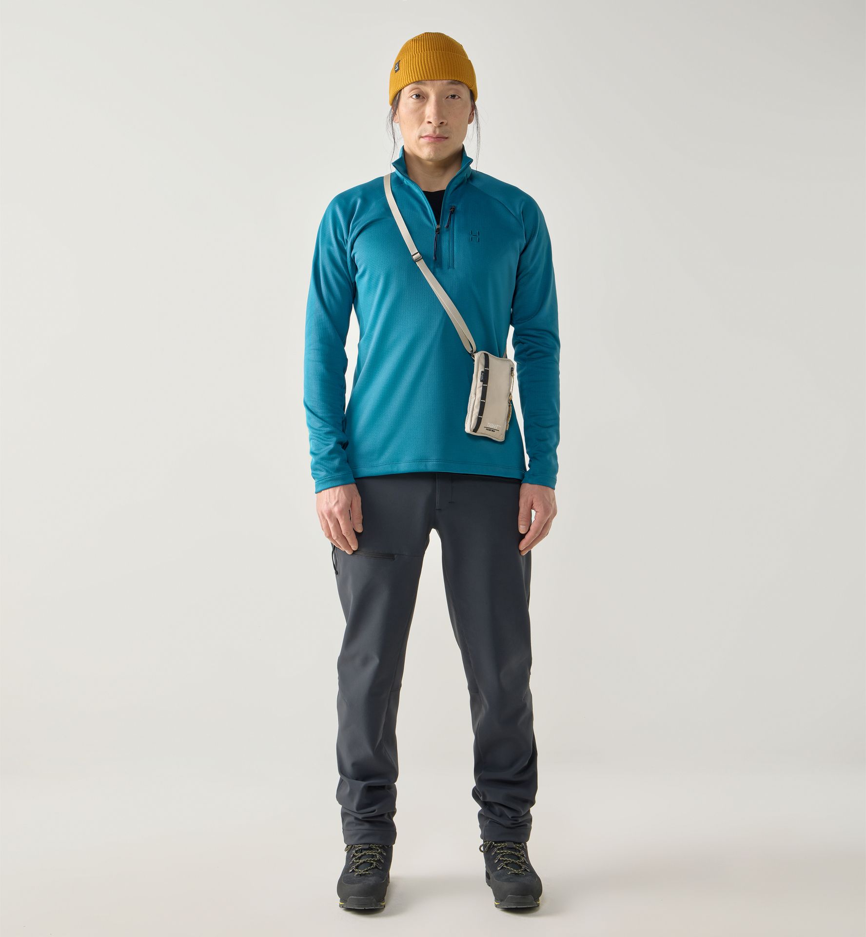 Korp Mid Halfzip Men Deep Teal