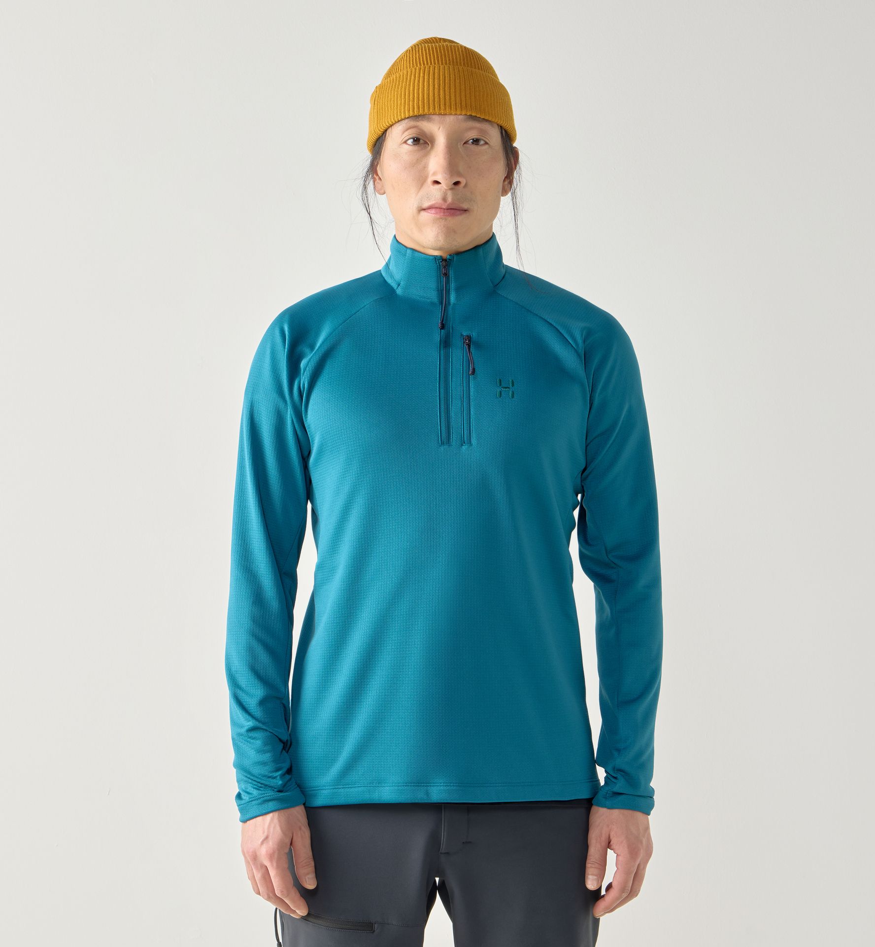 Korp Mid Halfzip Men Deep Teal