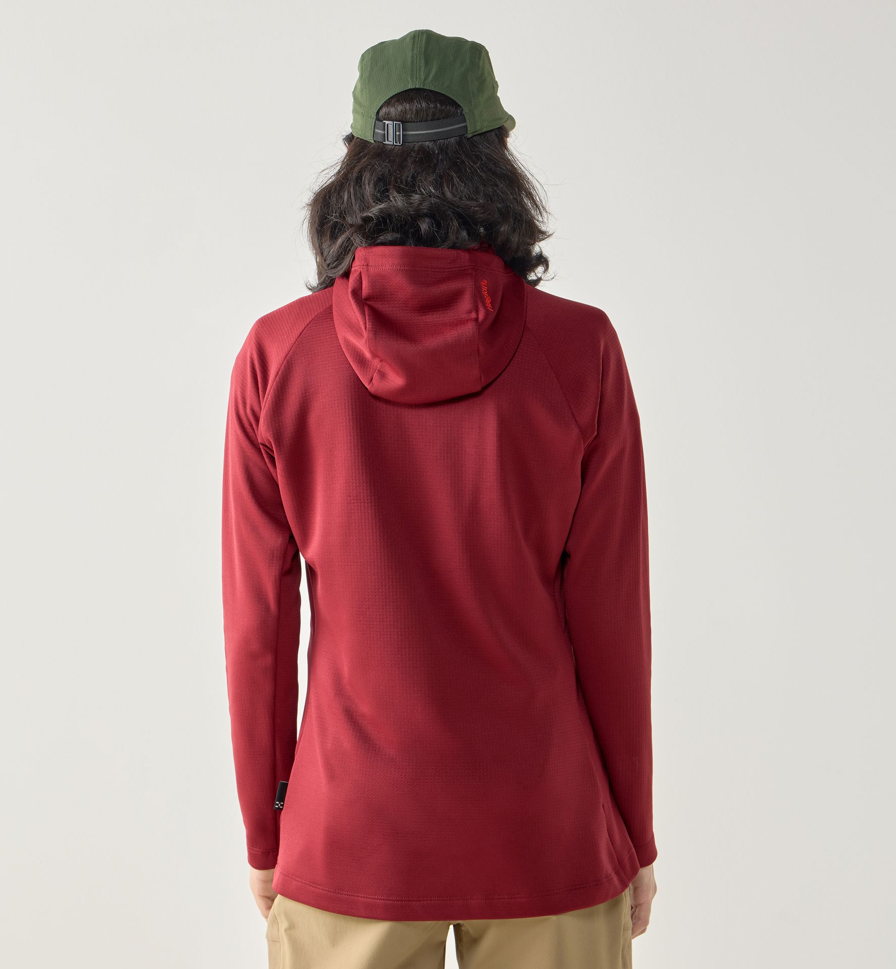 Korp Mid Hood Women Carmine Red