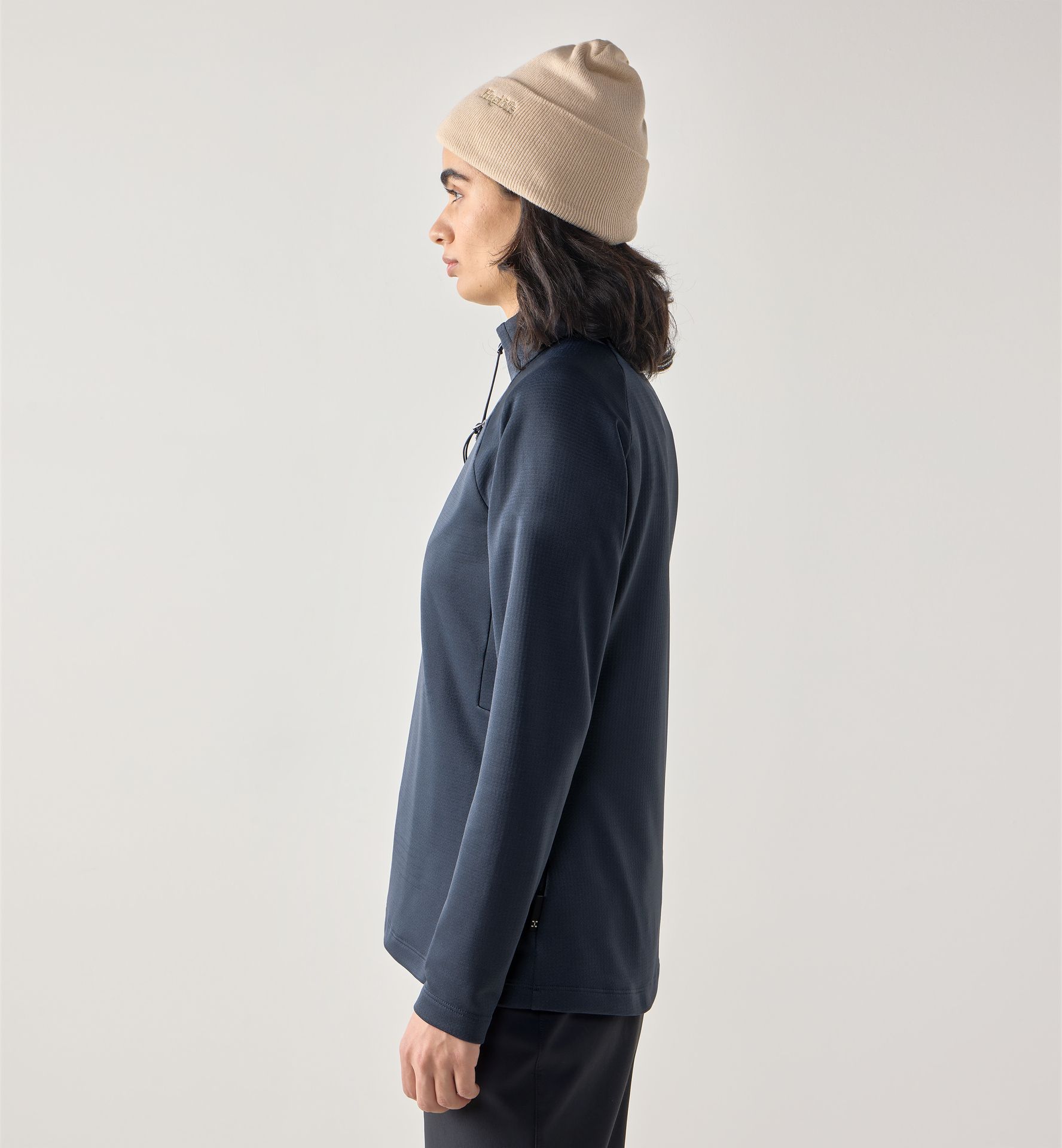 Korp Mid Halfzip Women Tarn Blue