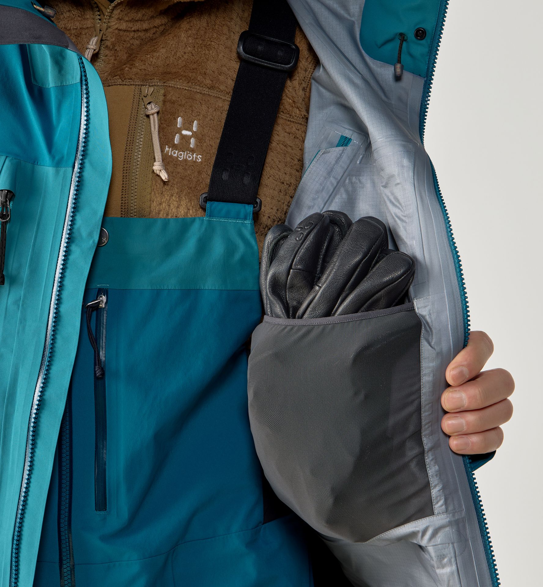 Vassi GTX Pro II Jacket Men Mountain Teal/Deep Teal