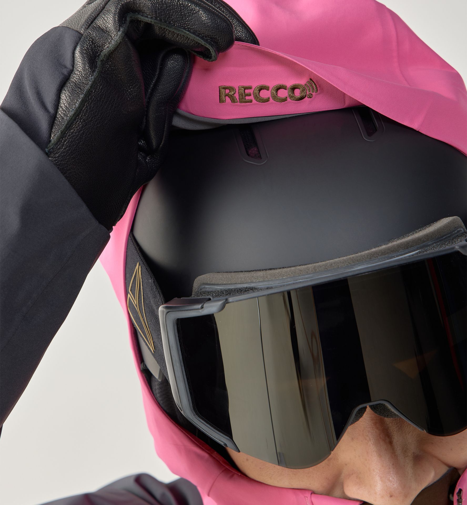 Vassi GTX Pro II Jacket Men Lantana Pink/Woodland Brown