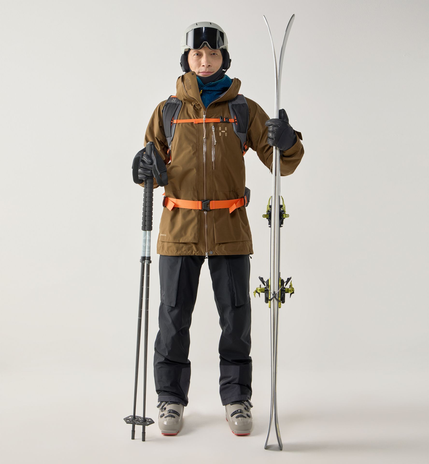 Vassi GTX II Jacket Men Teak Brown/Woodland Brown