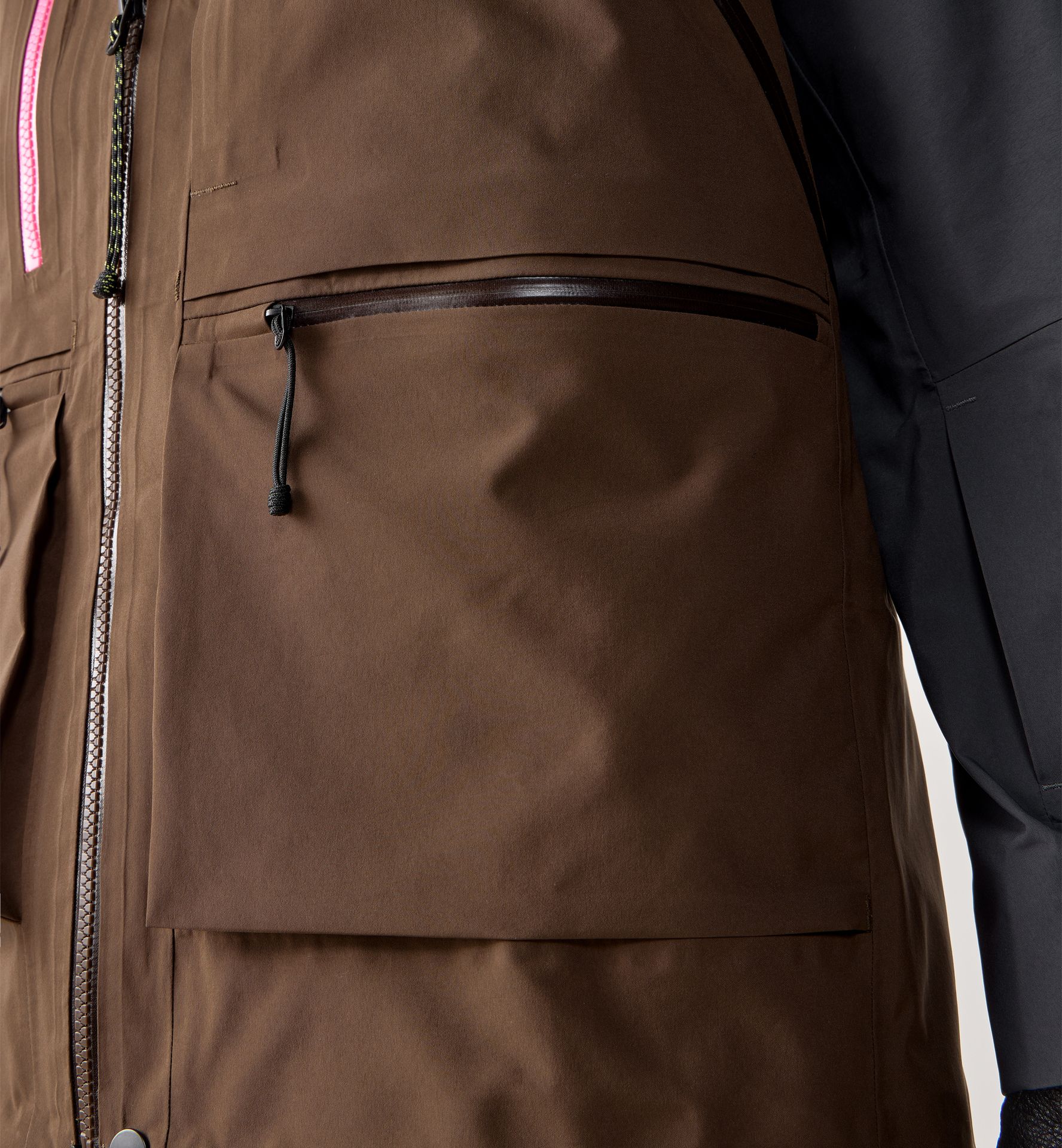 Vassi GTX Pro II Jacket Women Lantana Pink/Oak Brown