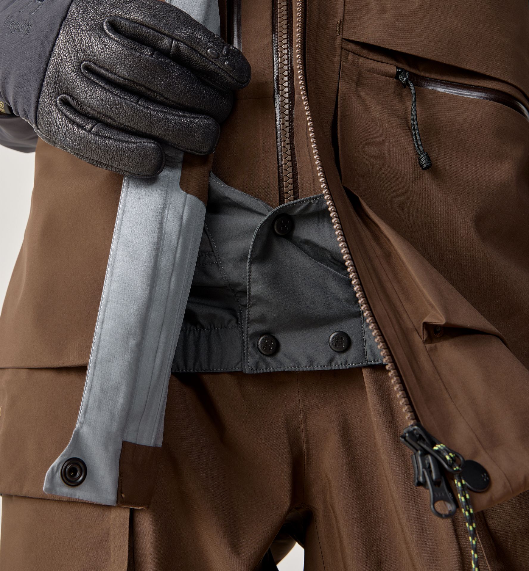 Vassi GTX Pro II Jacket Women Lantana Pink/Oak Brown