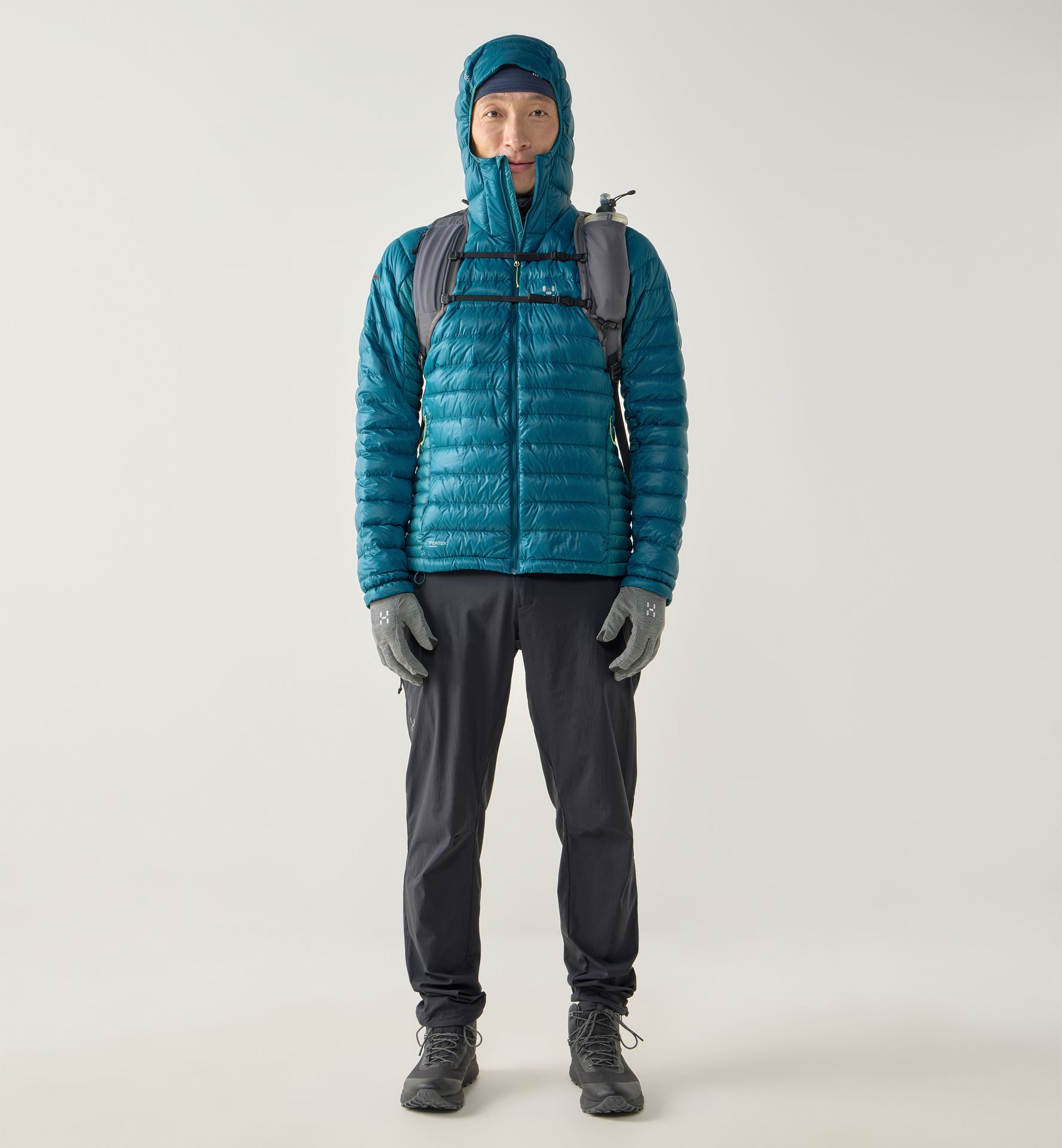 L.I.M Down II Hood Men Deep Teal/Mountain Teal