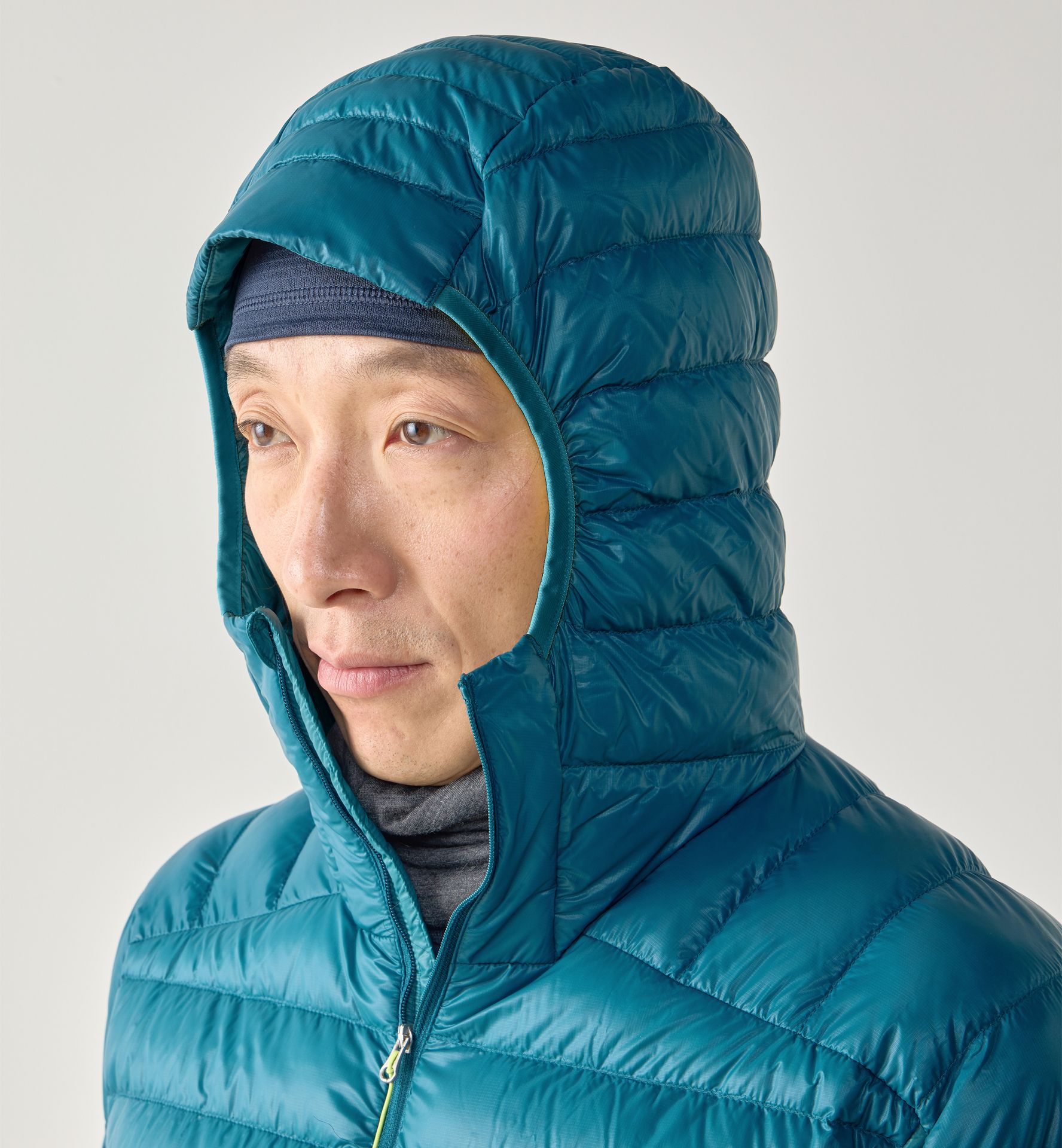 L.I.M Down II Hood Men Deep Teal/Mountain Teal