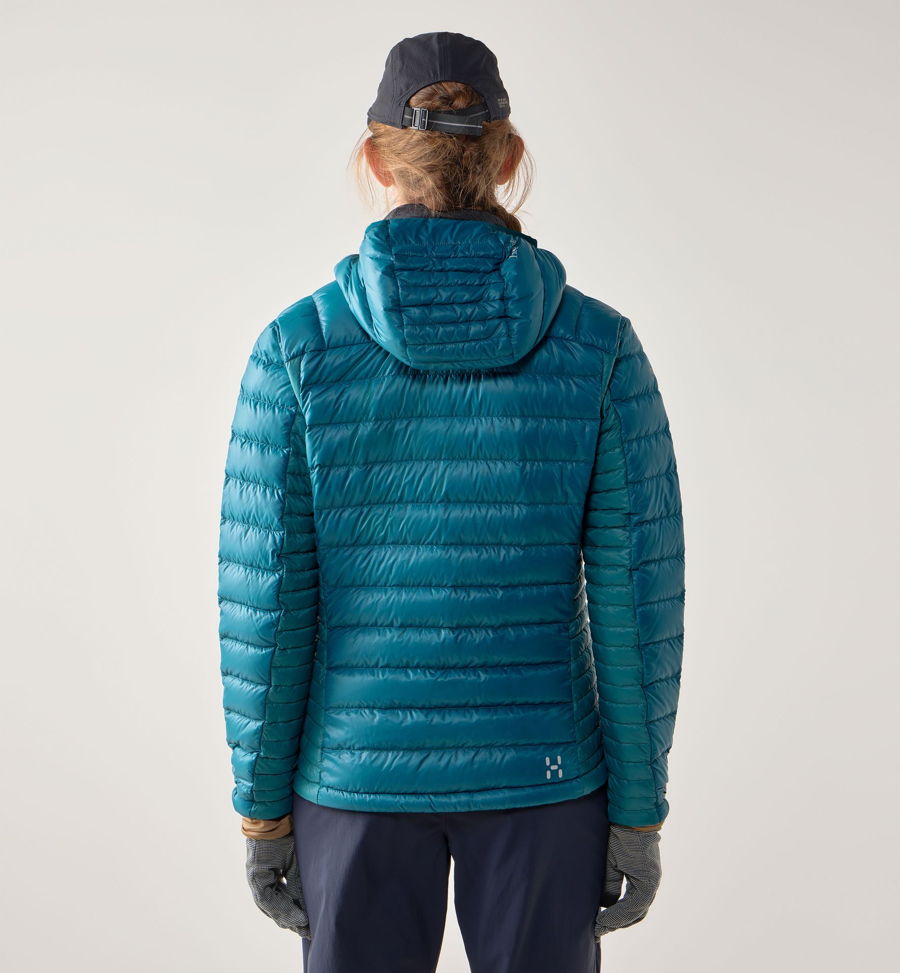 L.I.M Down II Hood Women Deep Teal/Mountain Teal