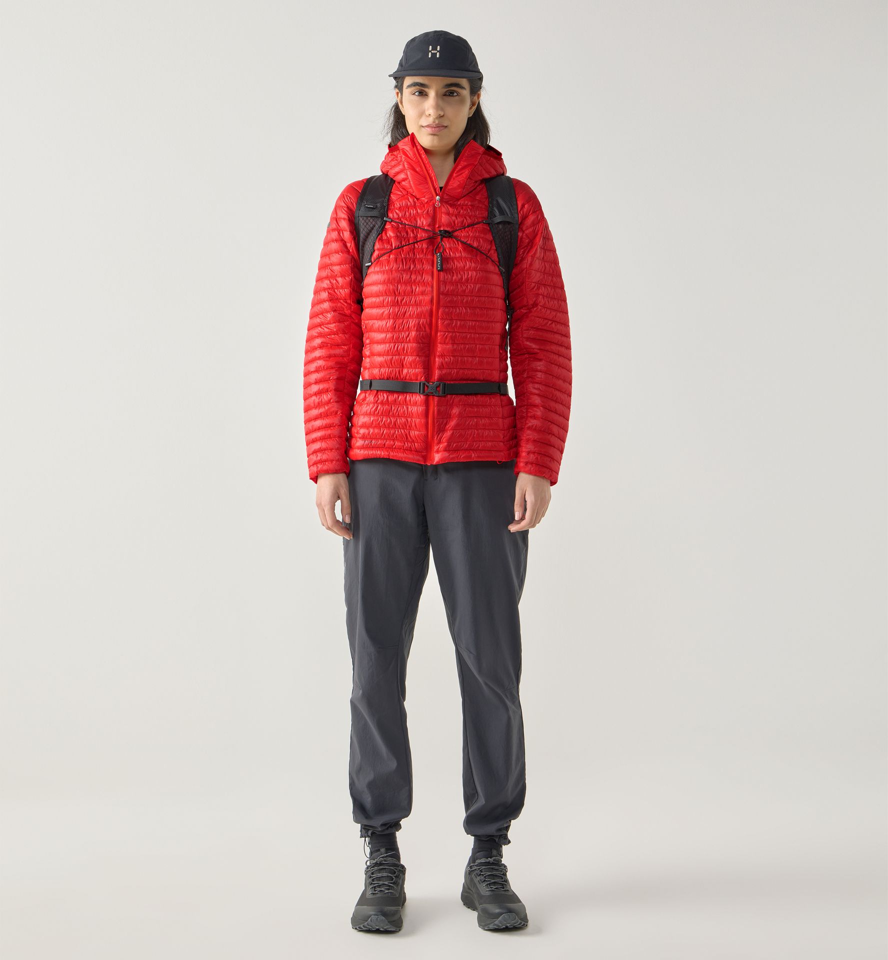 L.I.M Mimic II Hood Women Tech Red