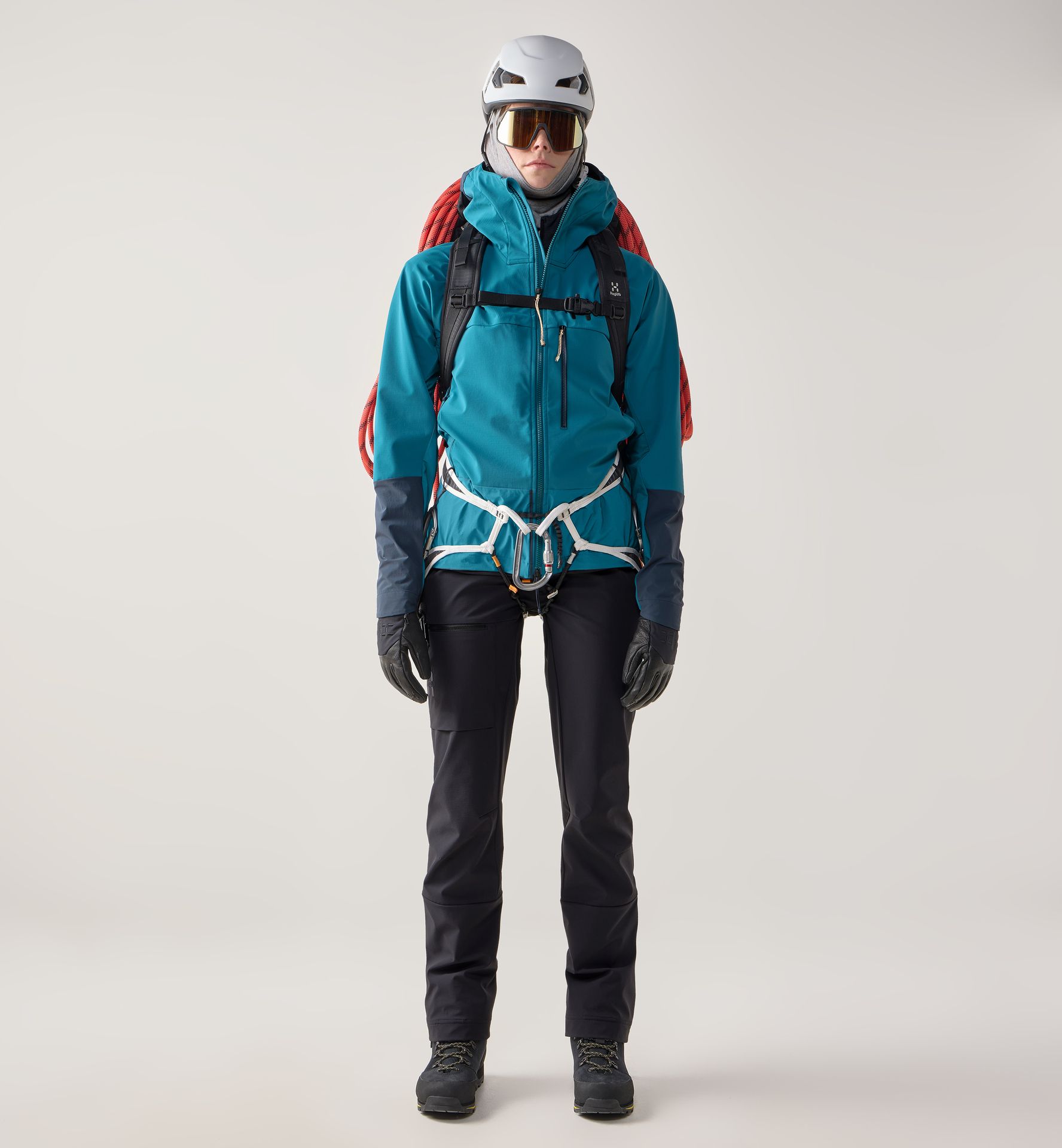 ROC Sight Softshell II Jacket Women Deep Teal/Tarn Blue