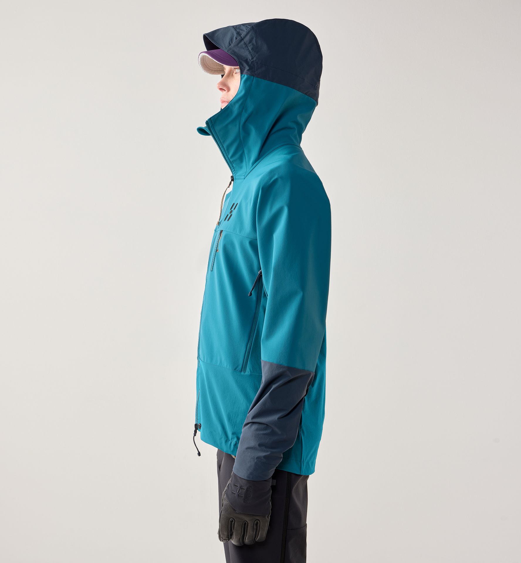 ROC Sight Softshell II Jacket Women Deep Teal/Tarn Blue