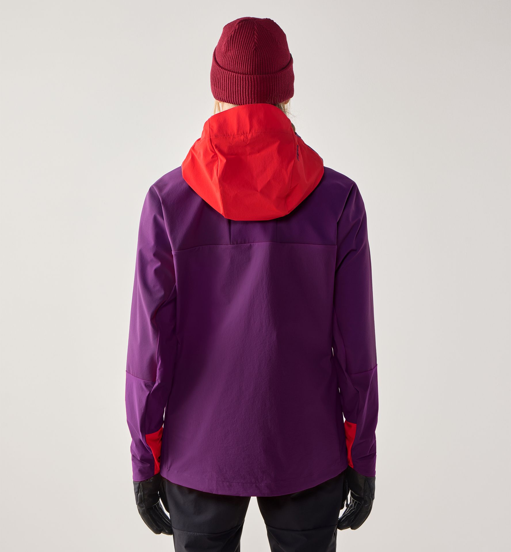 ROC Sight Softshell II Jacket Women Purple Night/Tech Red