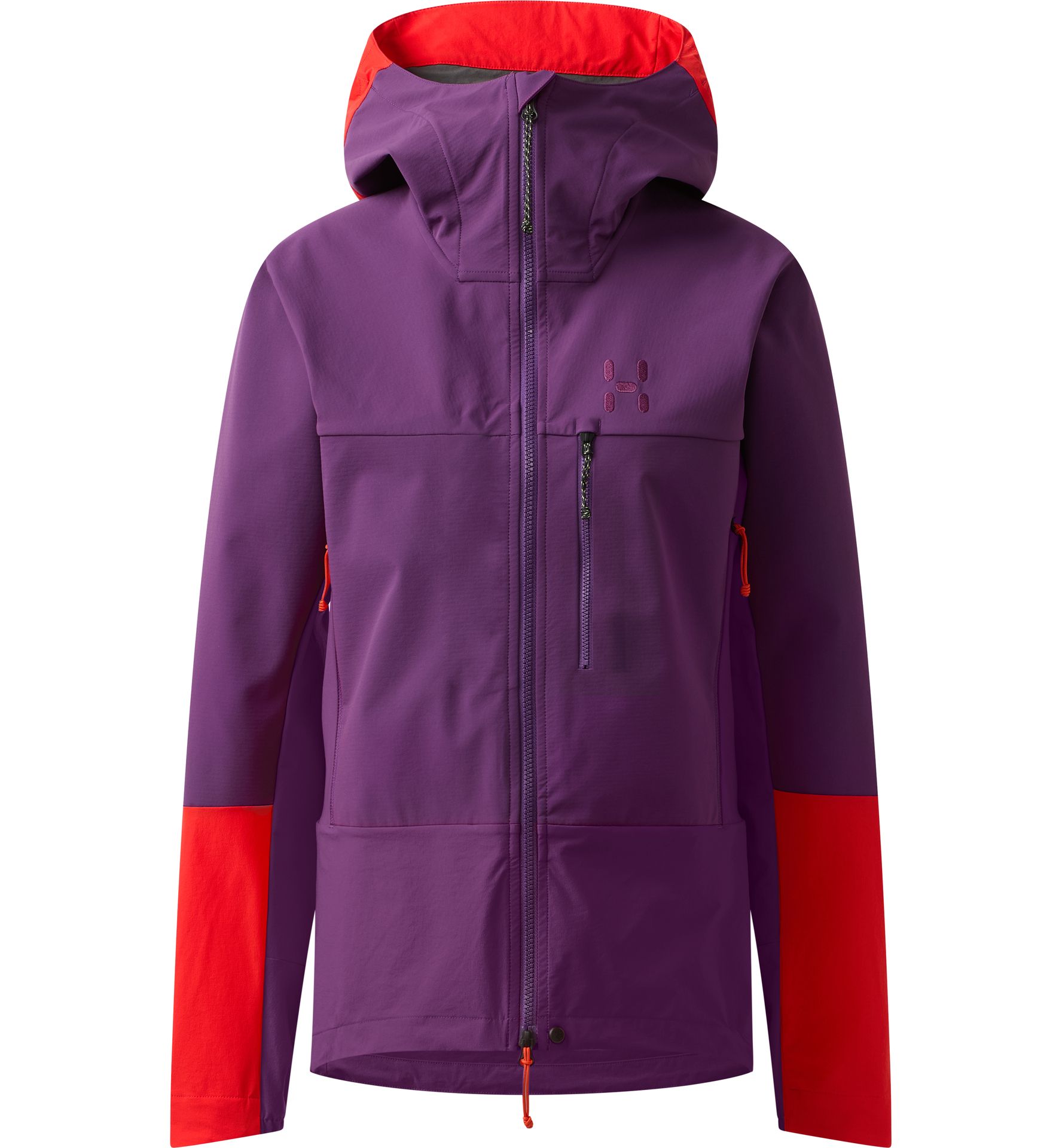ROC Sight Softshell II Jacket Women Purple Night/Tech Red