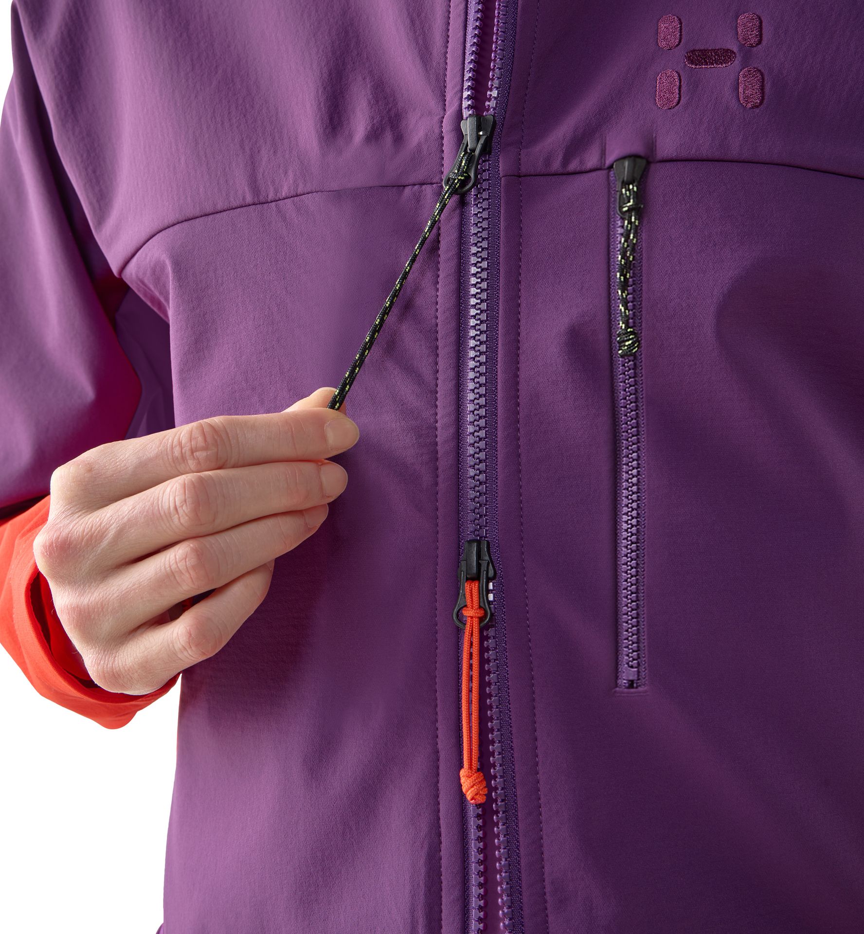 ROC Sight Softshell II Jacket Women Purple Night/Tech Red