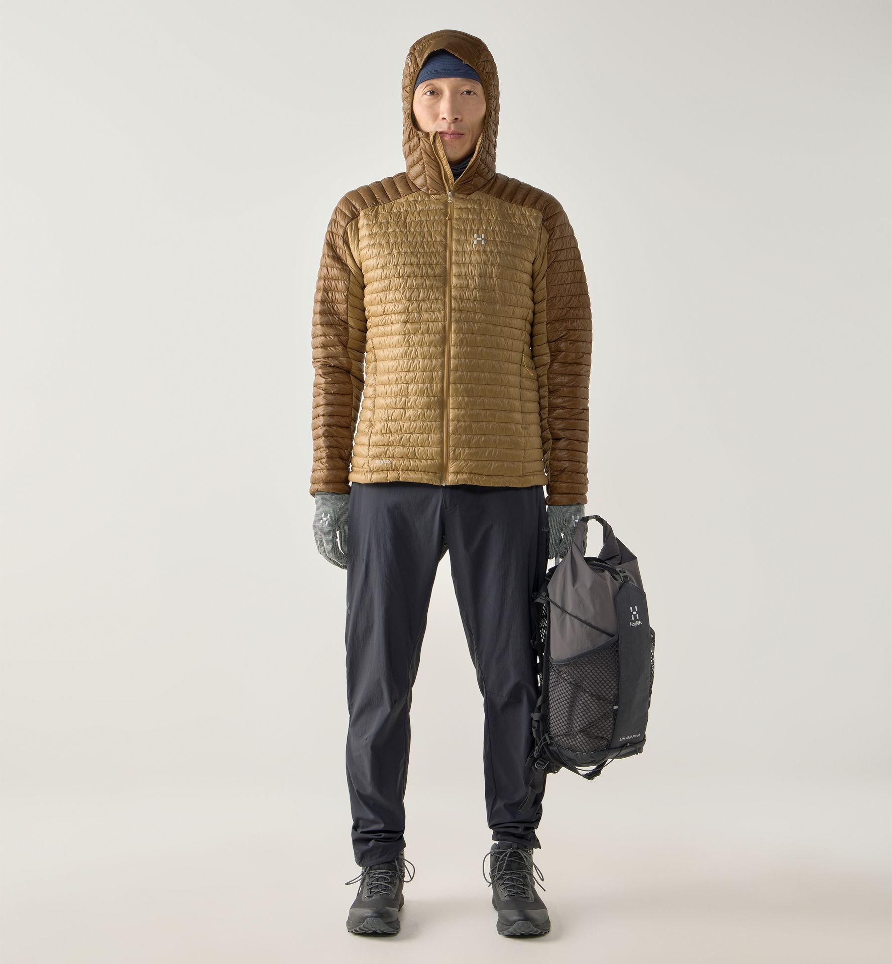 L.I.M Mimic II Hood Men Oak Brown/Teak Brown
