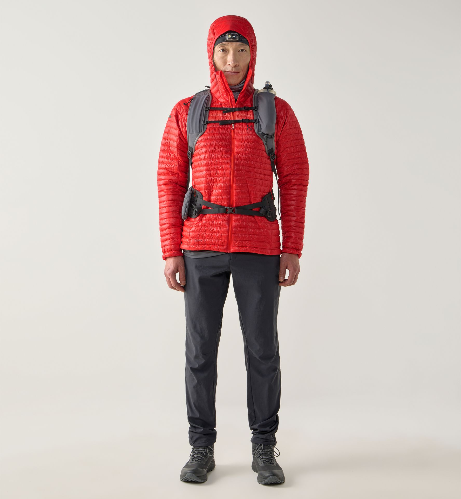 L.I.M Mimic II Hood Men Tech Red