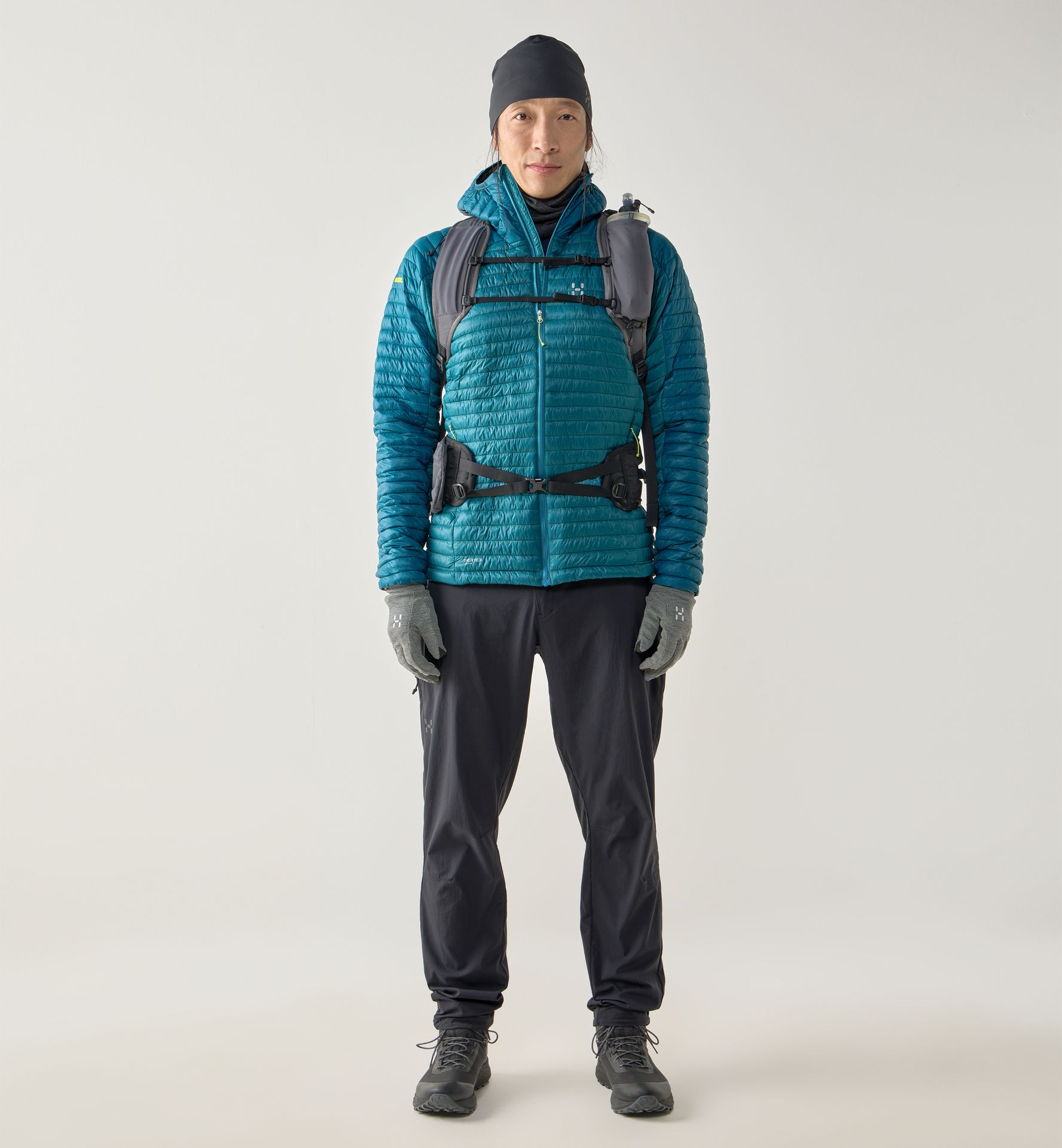 L.I.M Mimic II Hood Men Mountain Teal/Deep Teal