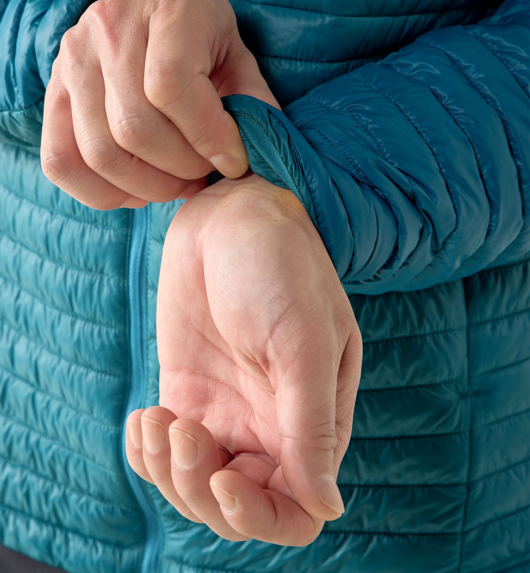 L.I.M Mimic II Hood Men Mountain Teal/Deep Teal