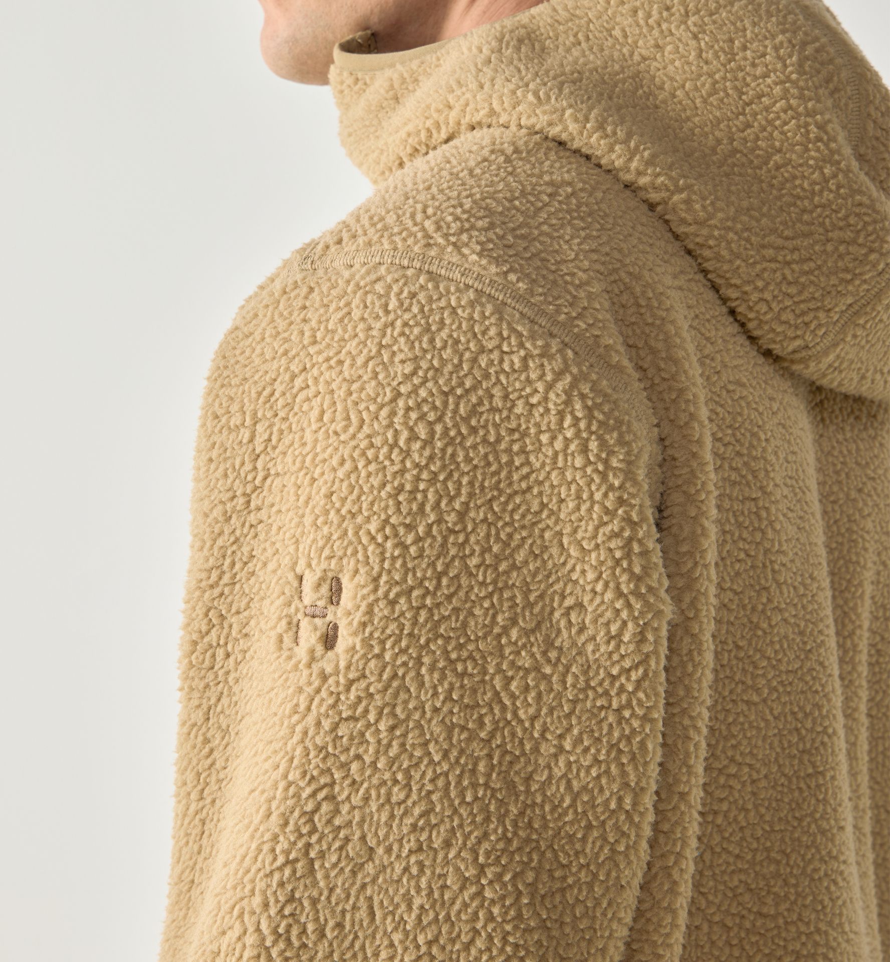 Funäs Pile Hood Men Oak Brown