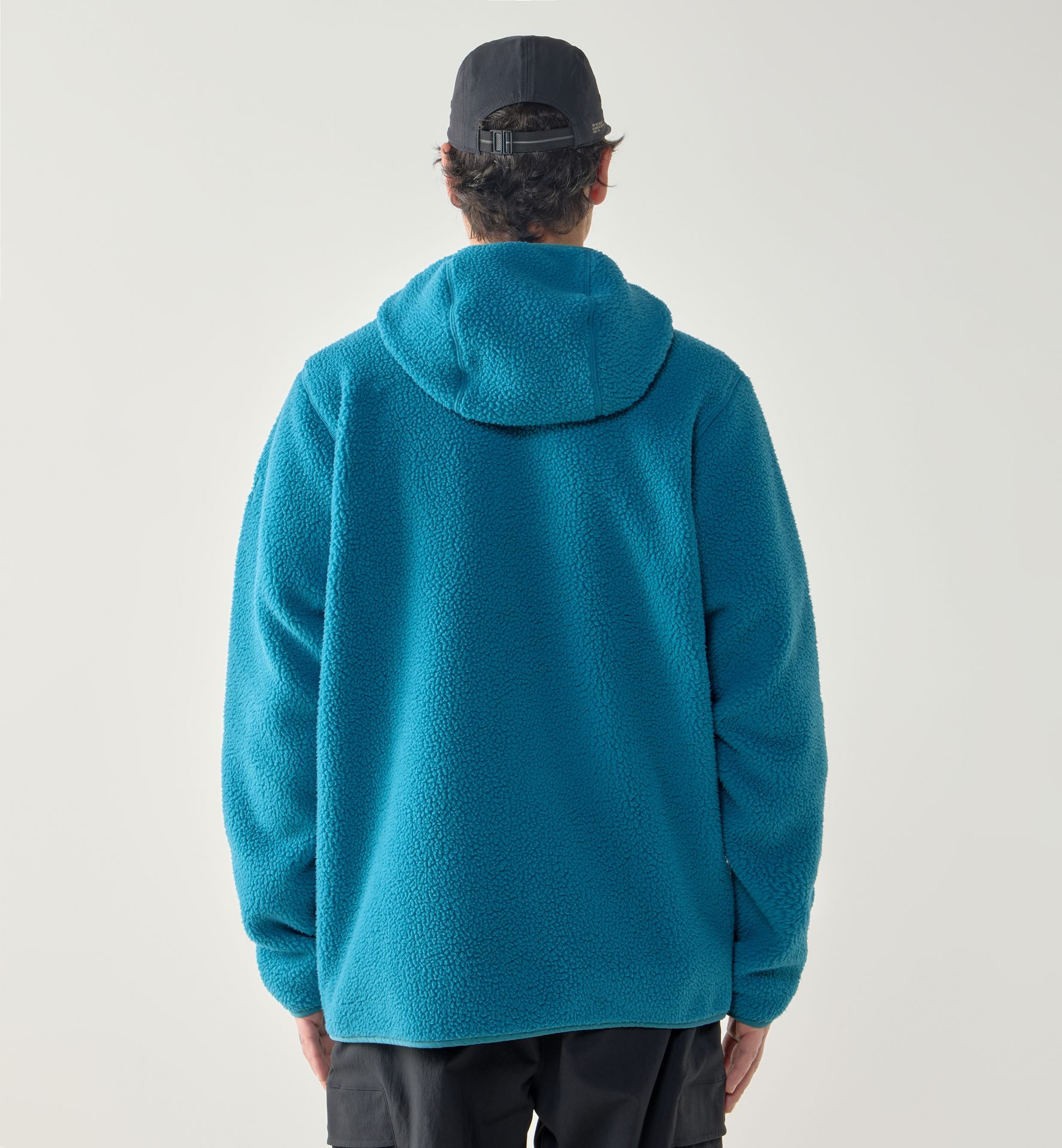 Funäs Pile Hood Men Deep Teal