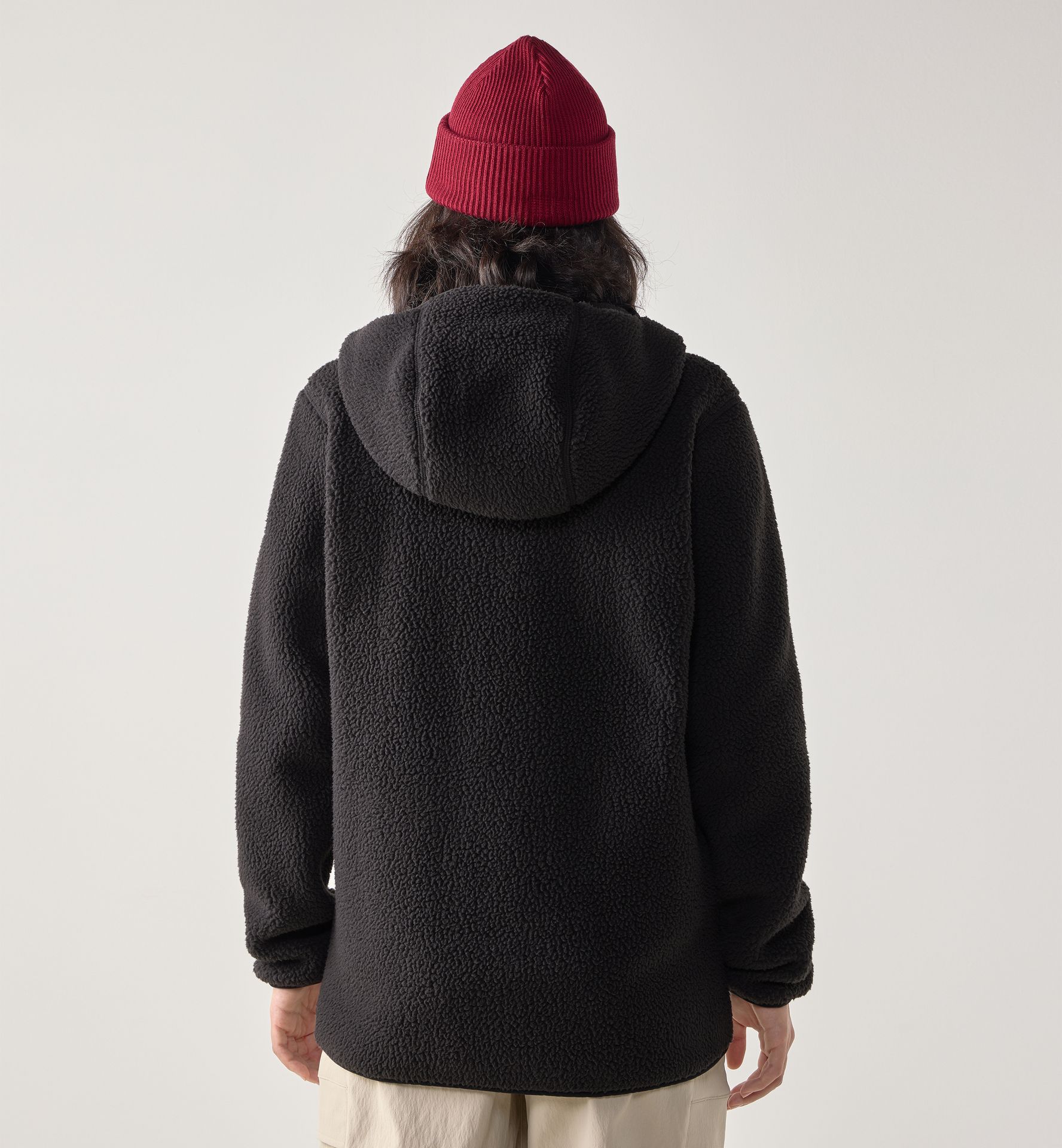 Funäs Pile Hood Women True Black