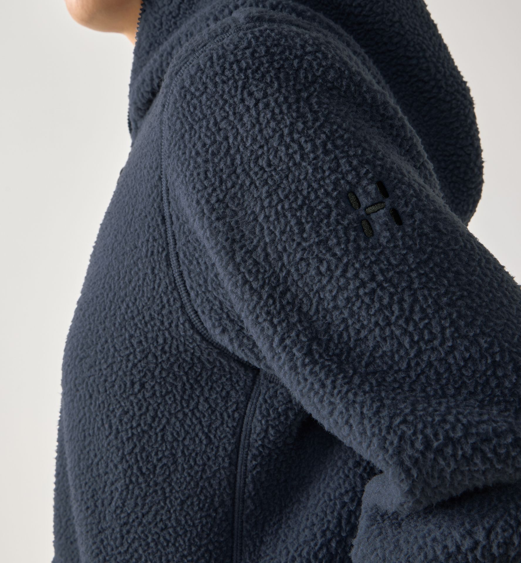 Funäs Pile Hood Women Tarn Blue