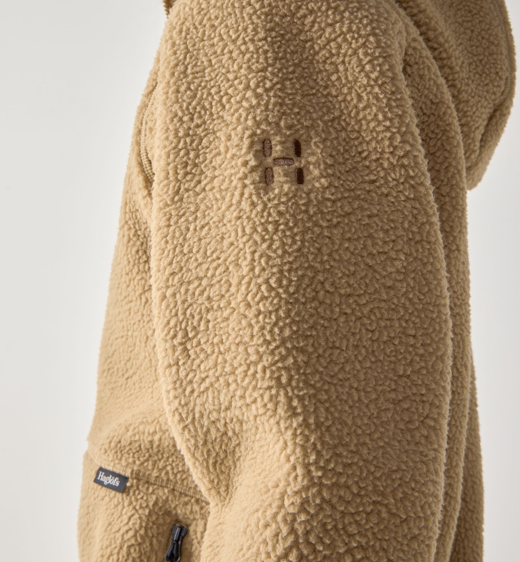 Funäs Pile Hood Women Oak Brown