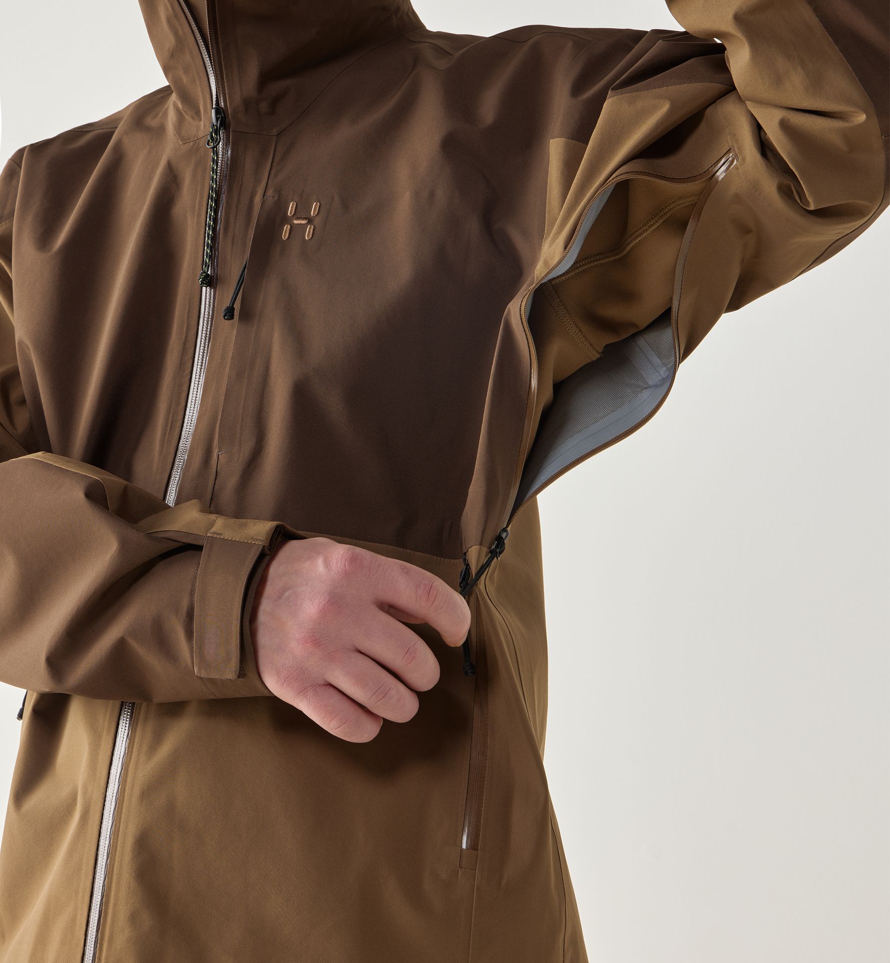 Front Proof II Jacket Men Woodland Brown/Teak Brown