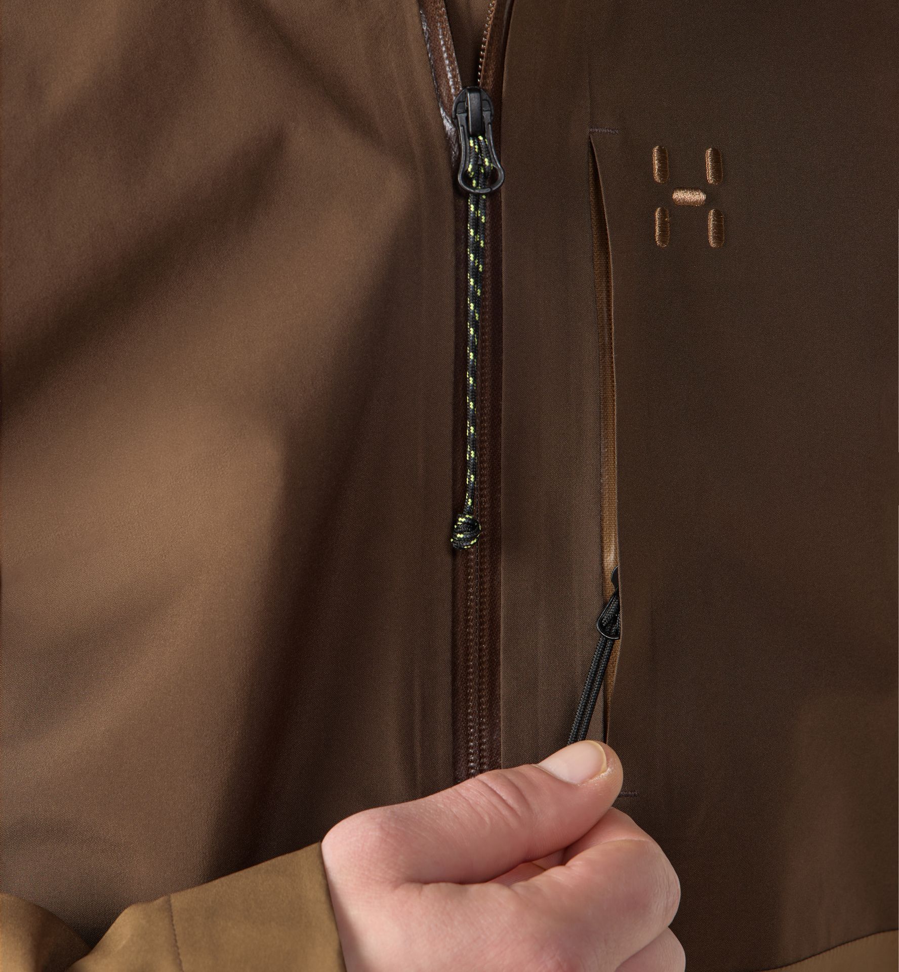 Front Proof II Jacket Men Woodland Brown/Teak Brown