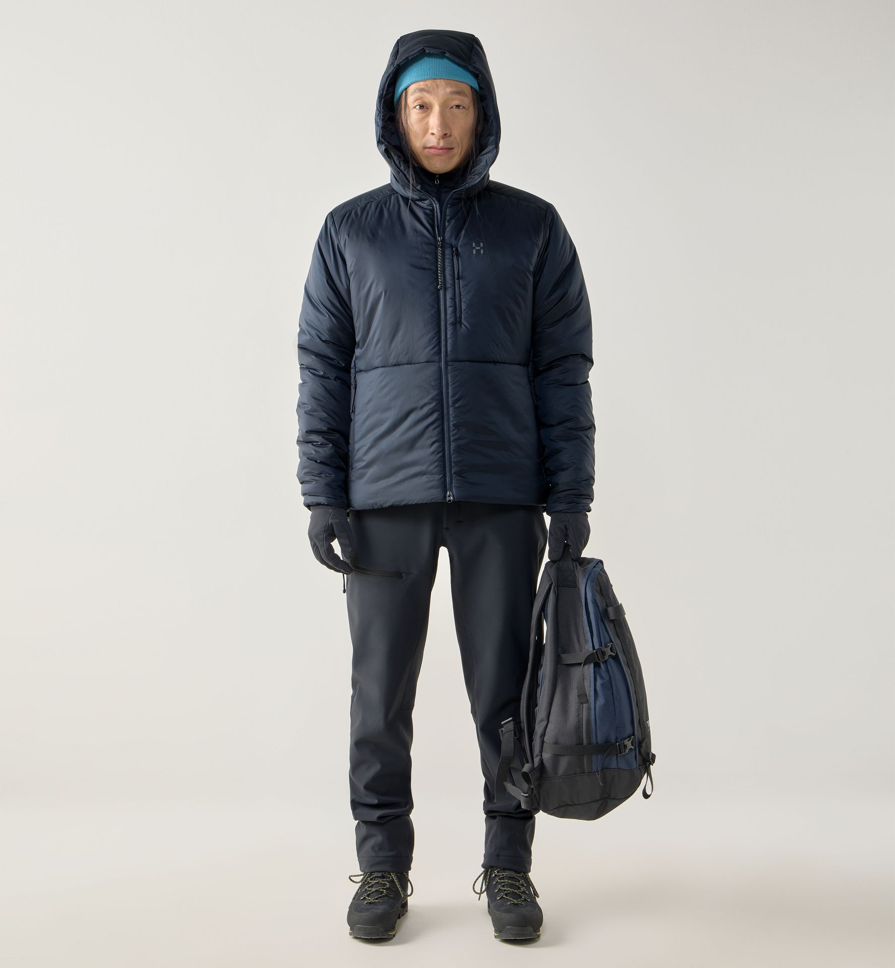 Breeze Mimic Hood Men Tarn Blue