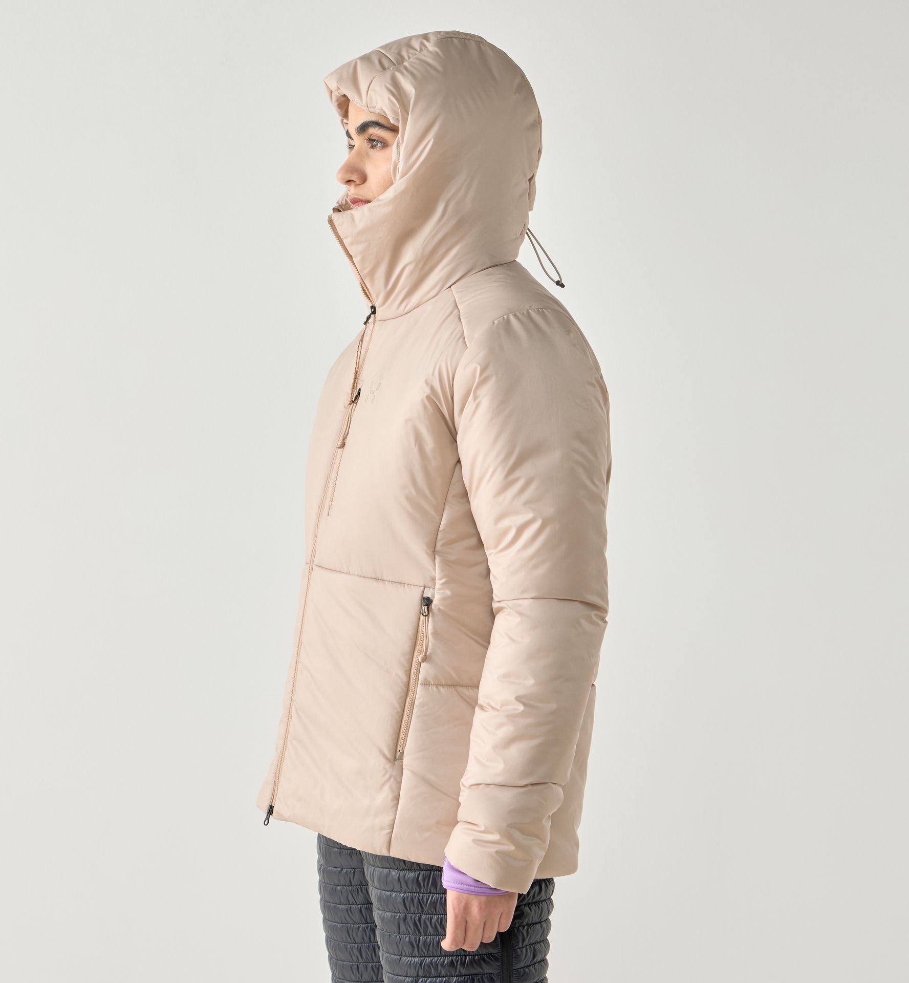 Breeze Mimic Hood Women Chalk Beige
