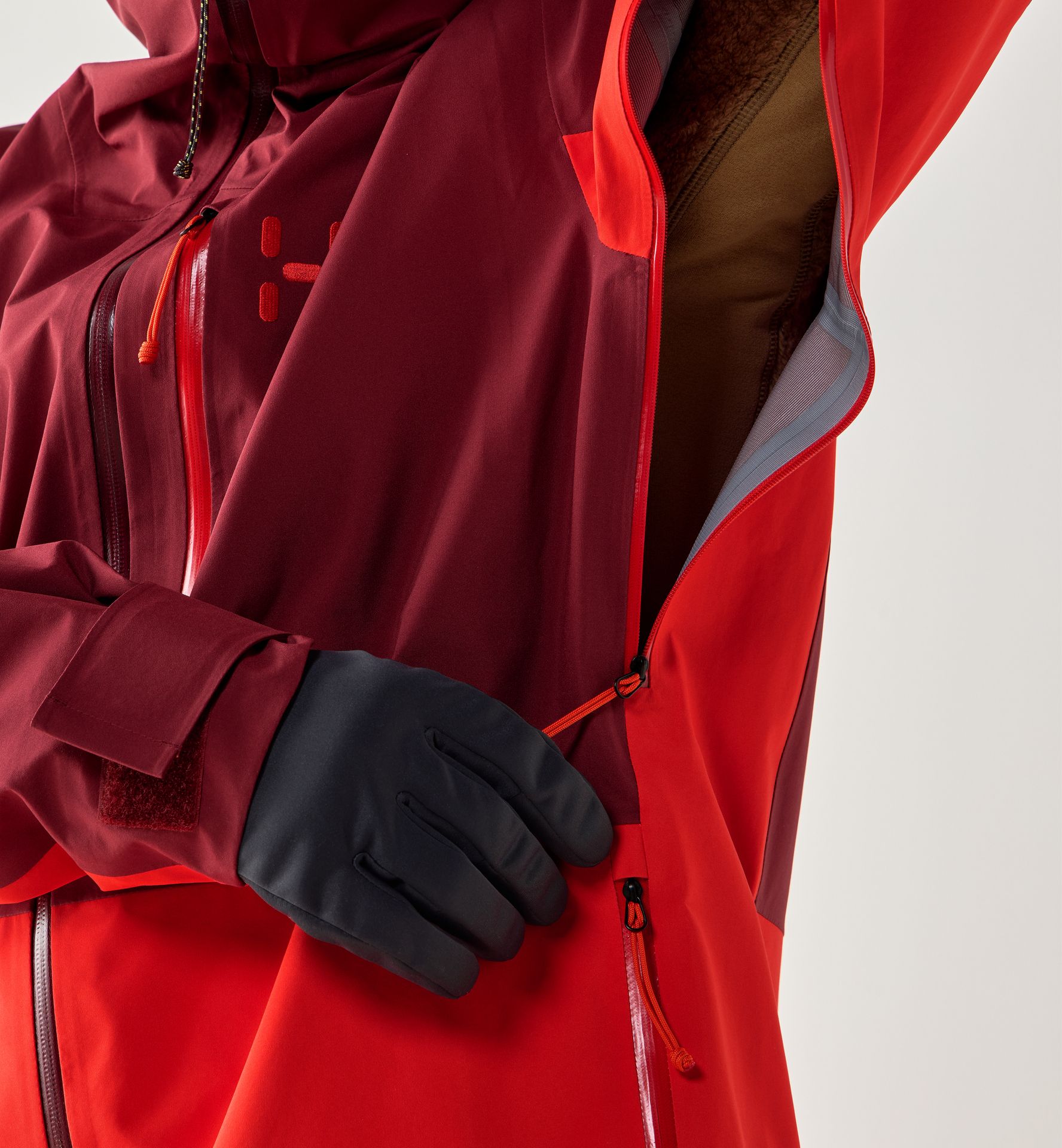 Alper Proof Jacket Men Carmine Red/Tech Red