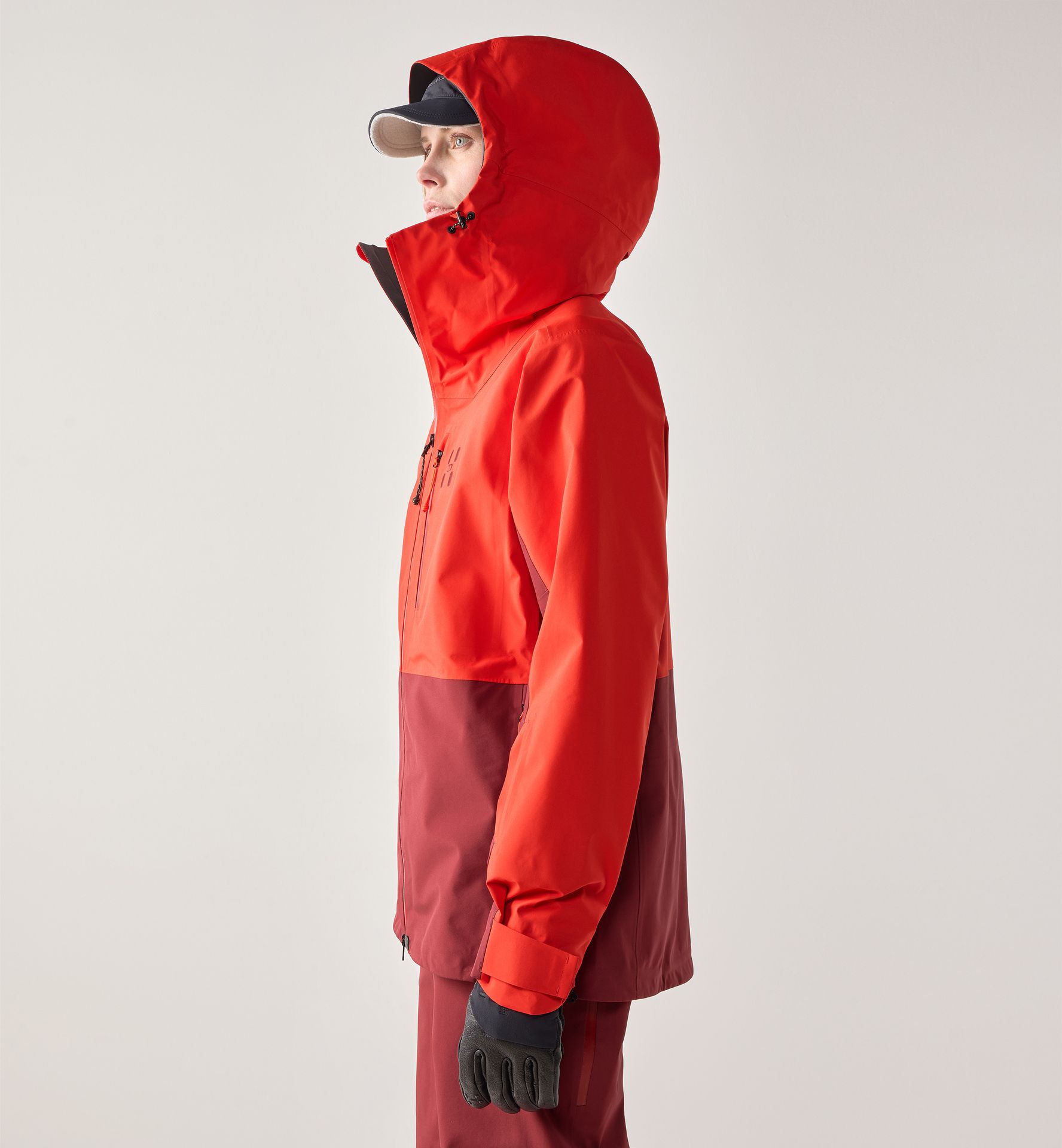 Alper Proof Jacket Women Tech Red/Carmine Red